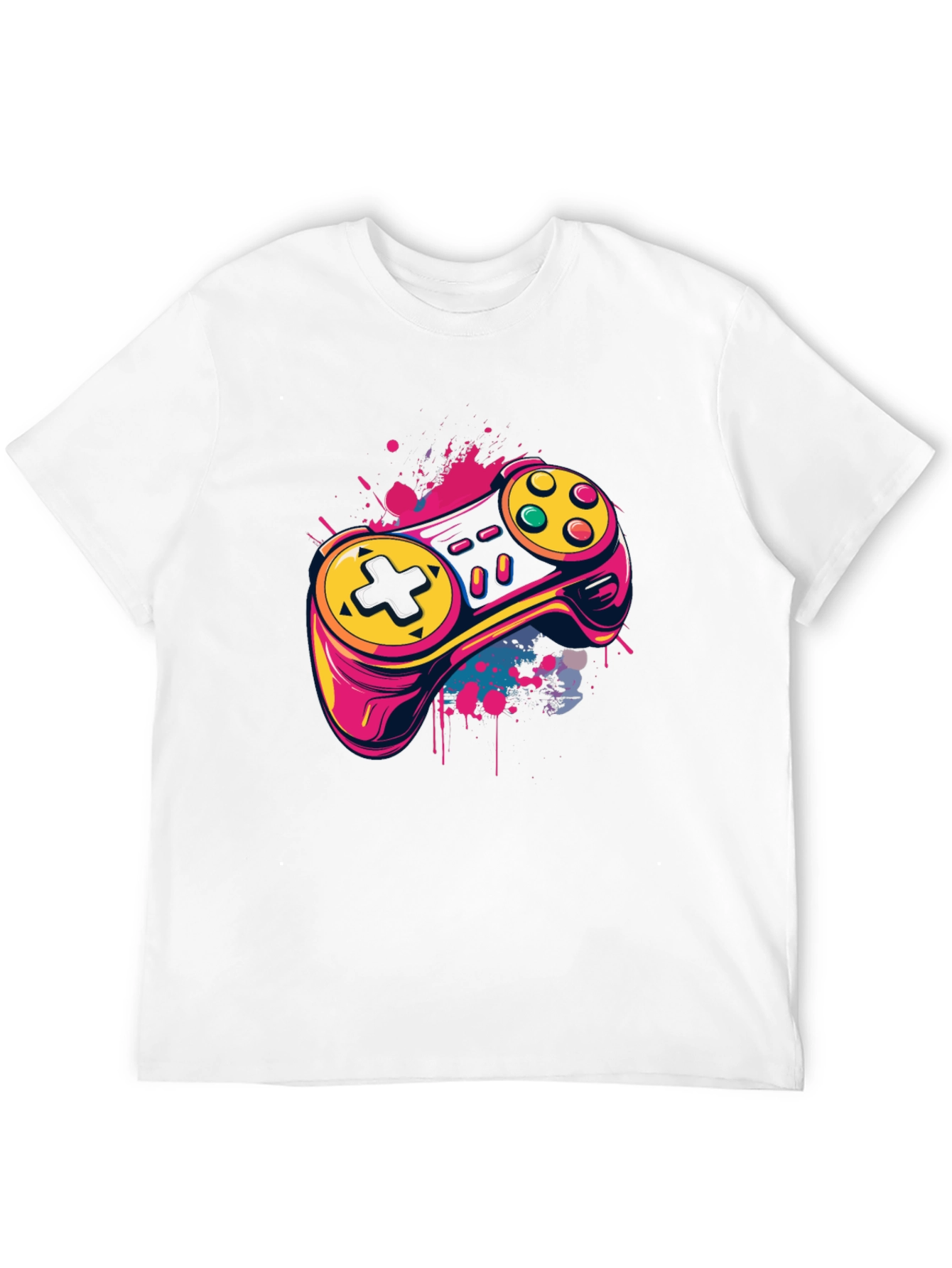 Black Gaming Controller T-Shirt - Cool Graphic Tee view 12