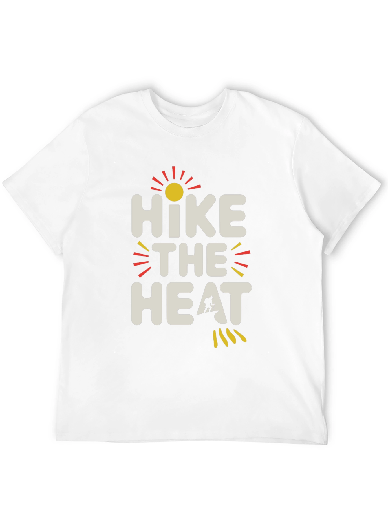 Black Hike the Heat Graphic Tee - Adventure Awaits! view 12