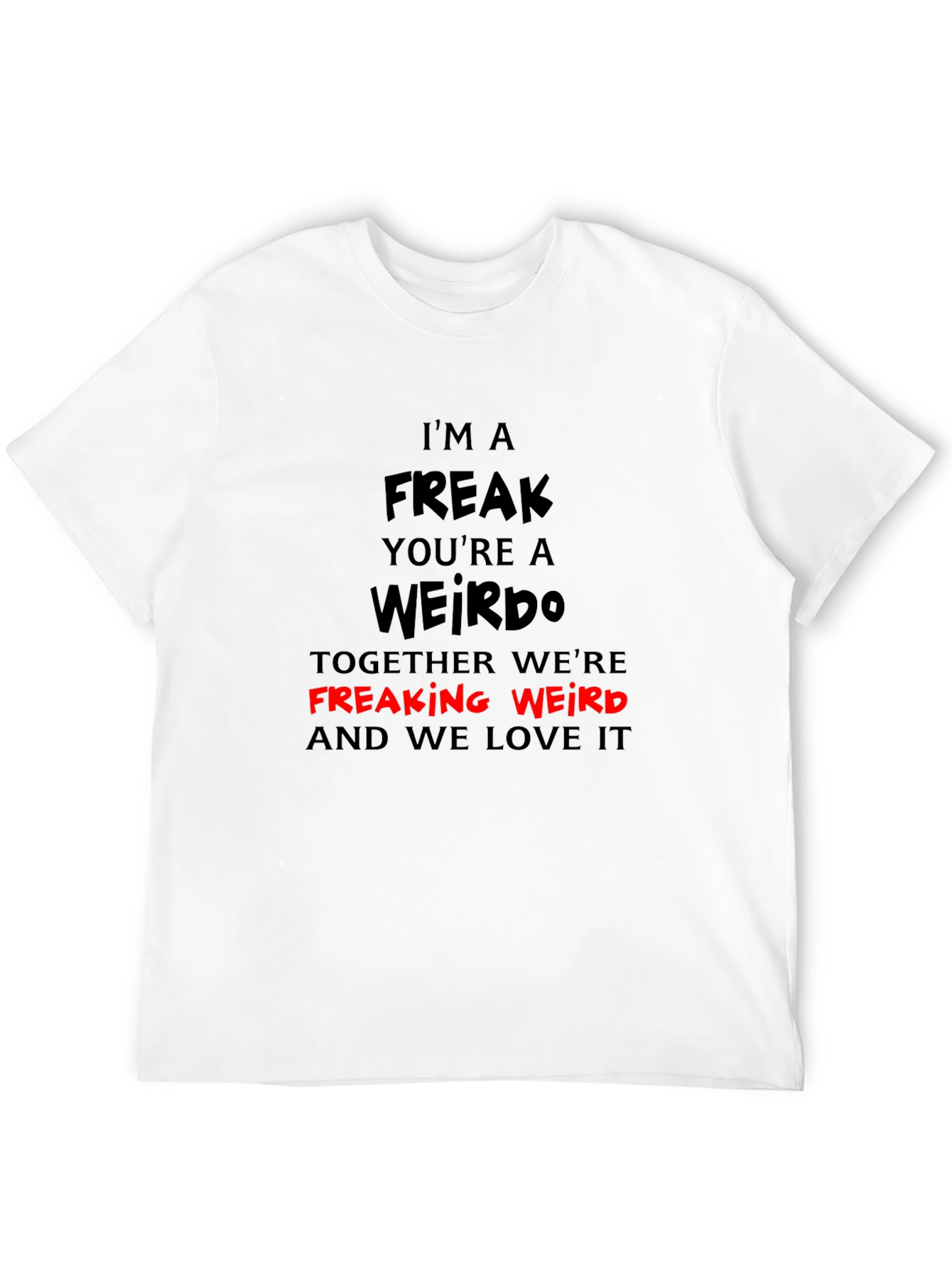 Black Freak Weirdo Graphic T-Shirt view 12