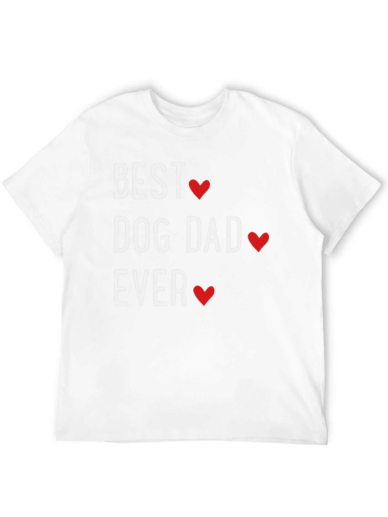 Black Best Dog Dad Ever T-Shirt view 12