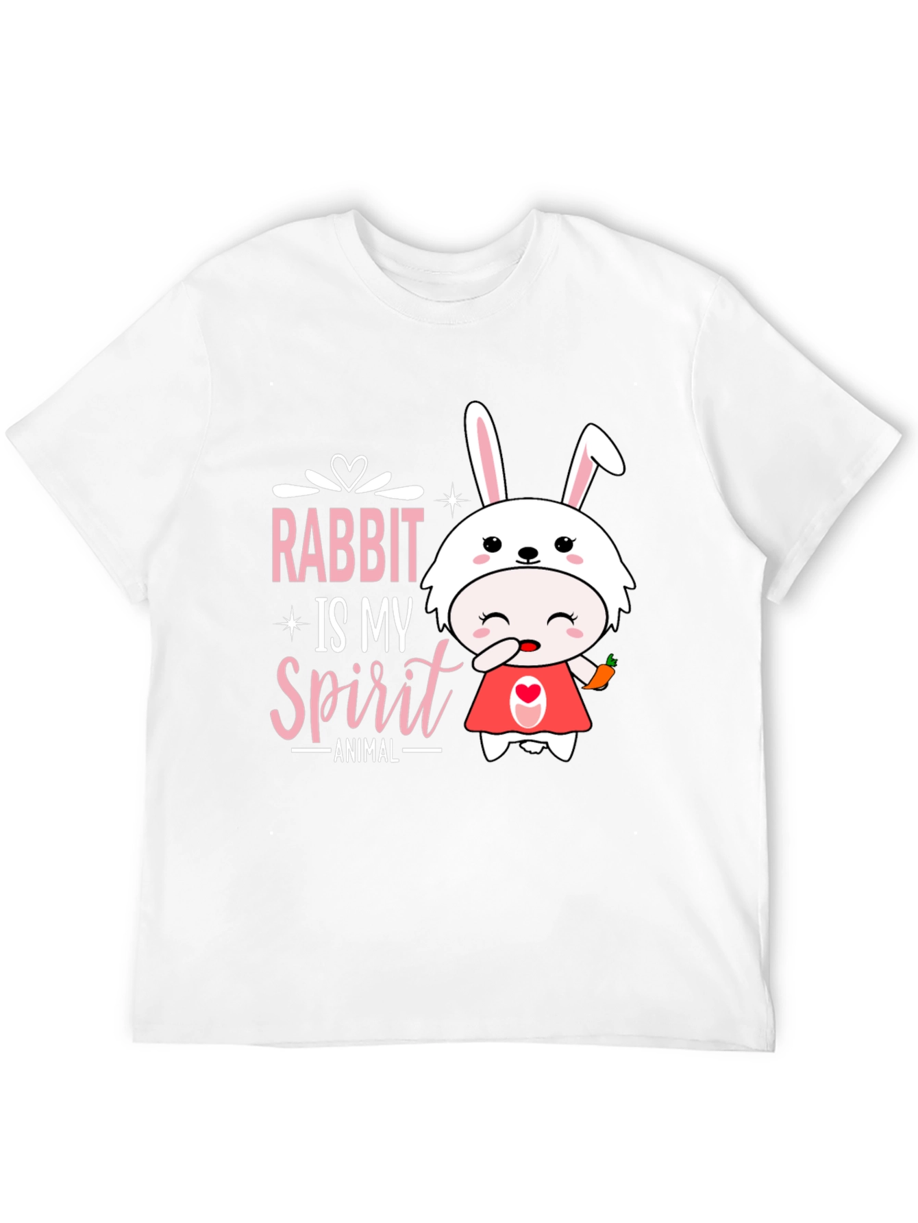 Black Rabbit Is My Spirit Animal T-Shirt view 12