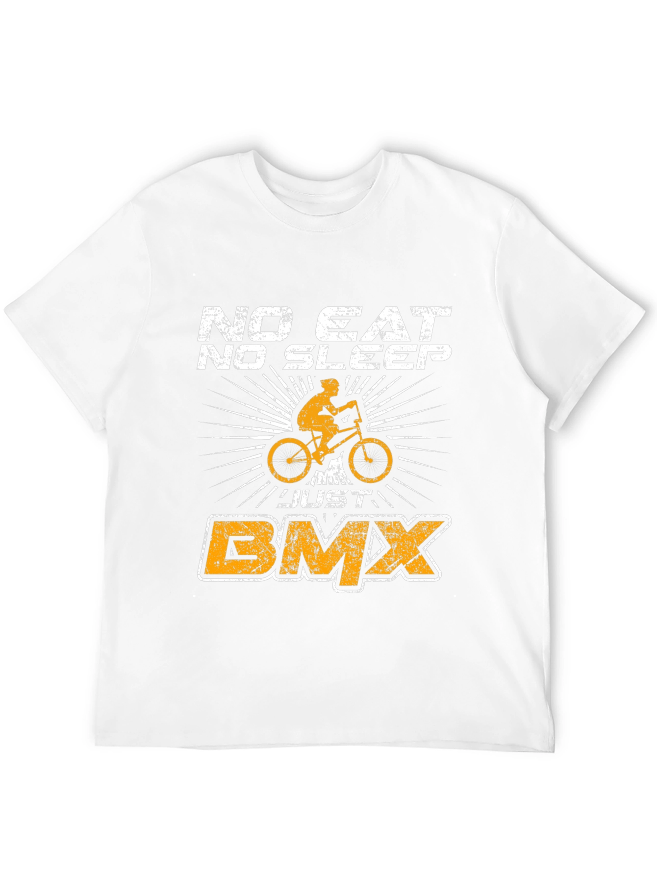 Black No Eat No Sleep Just BMX T-Shirt view 12