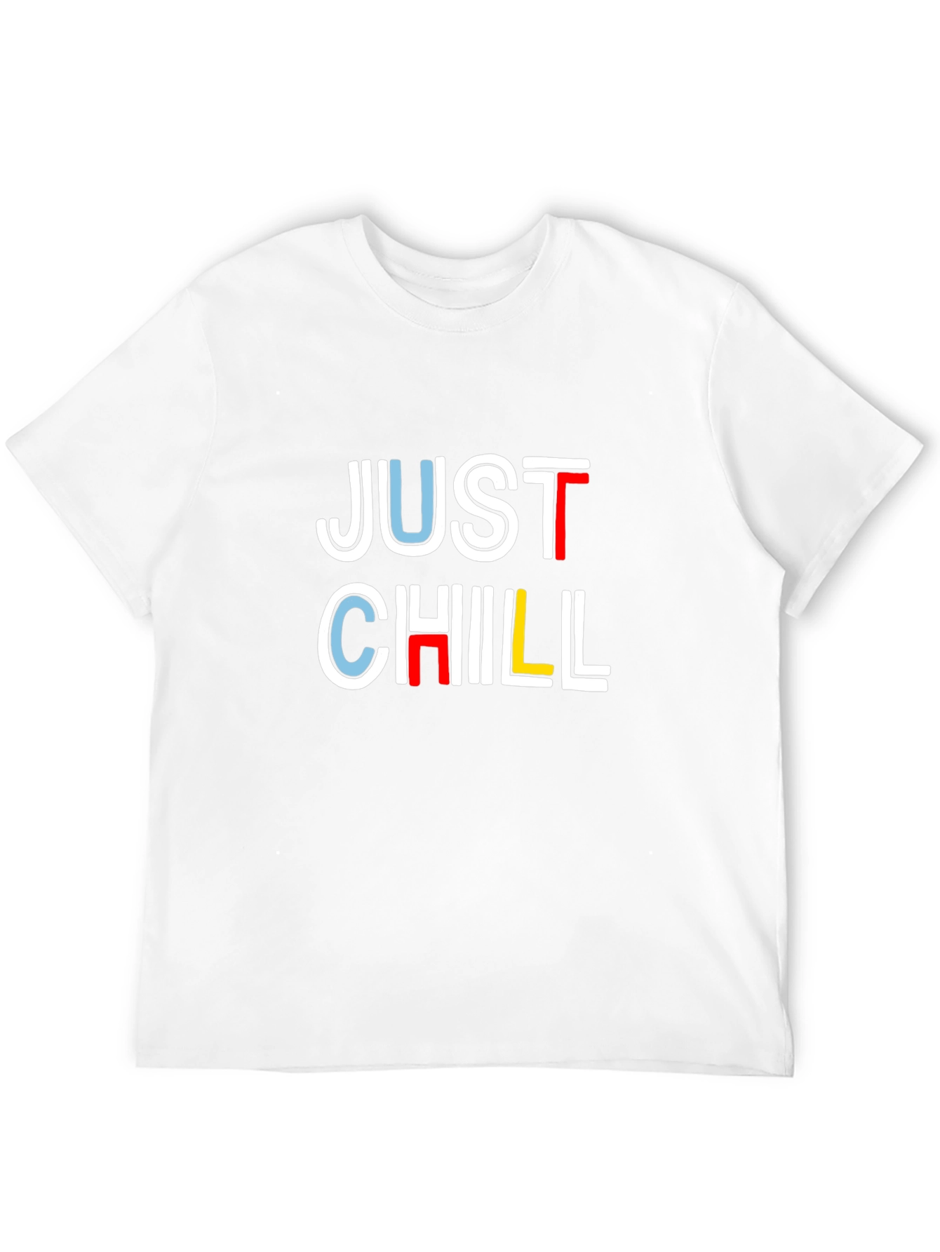 Black Just Chill Graphic Tee - Comfortable Casual Wear view 12