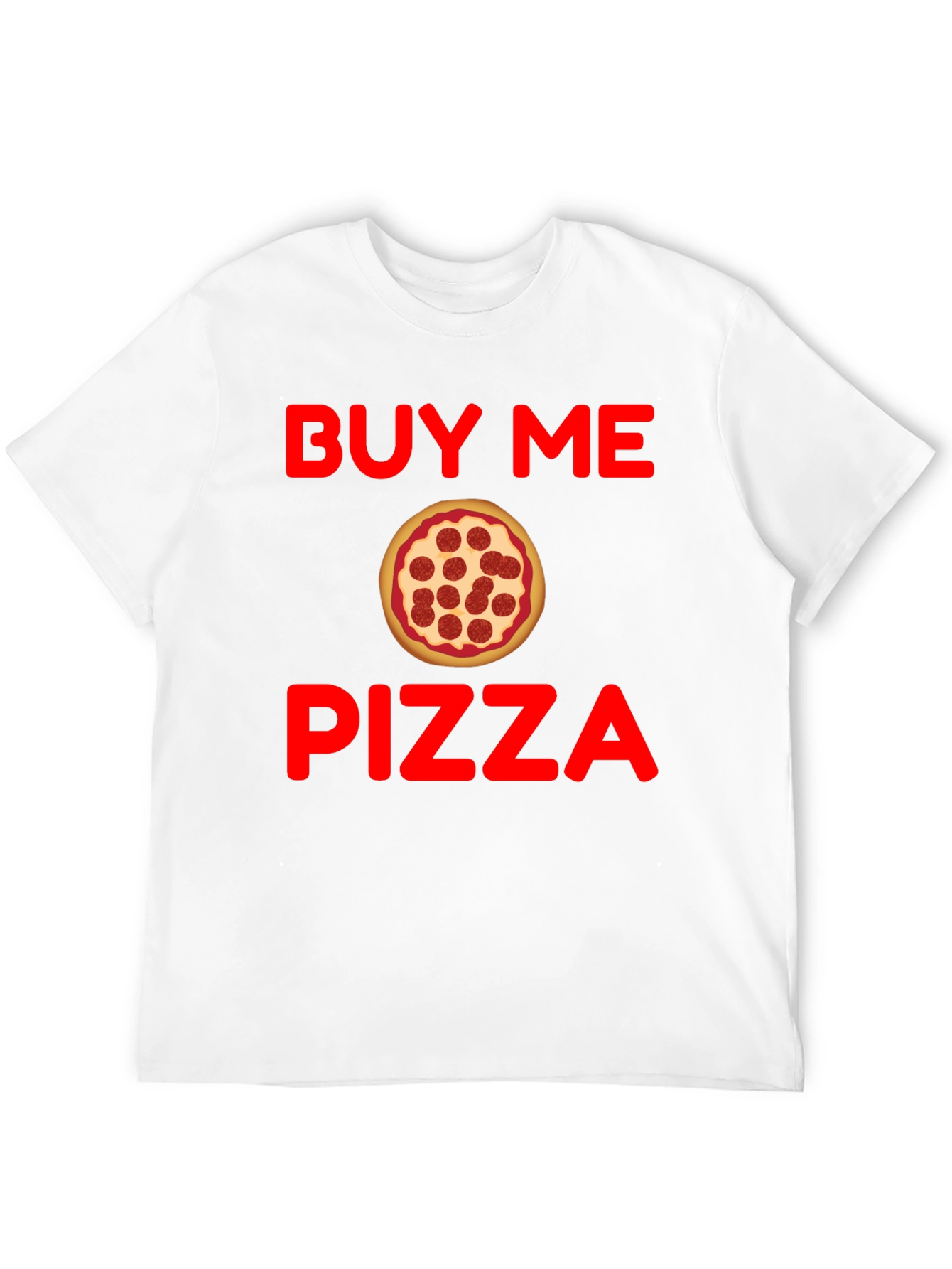 Black Buy Me Pizza Graphic T-Shirt - Funny Foodie Tee view 12