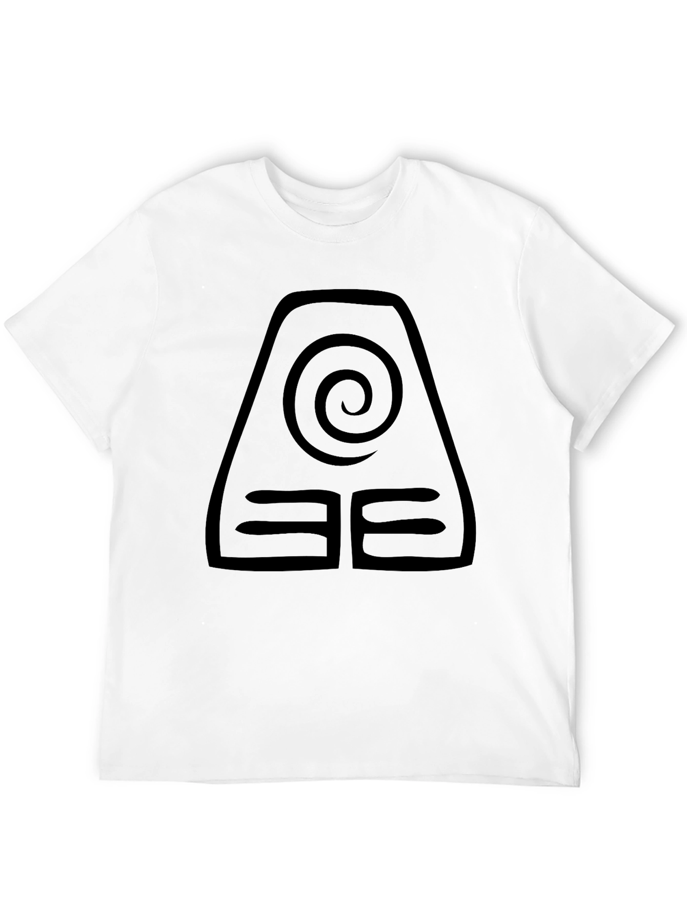Black Earth Bending Symbol T-Shirt - Avatar Inspired Tee view 12