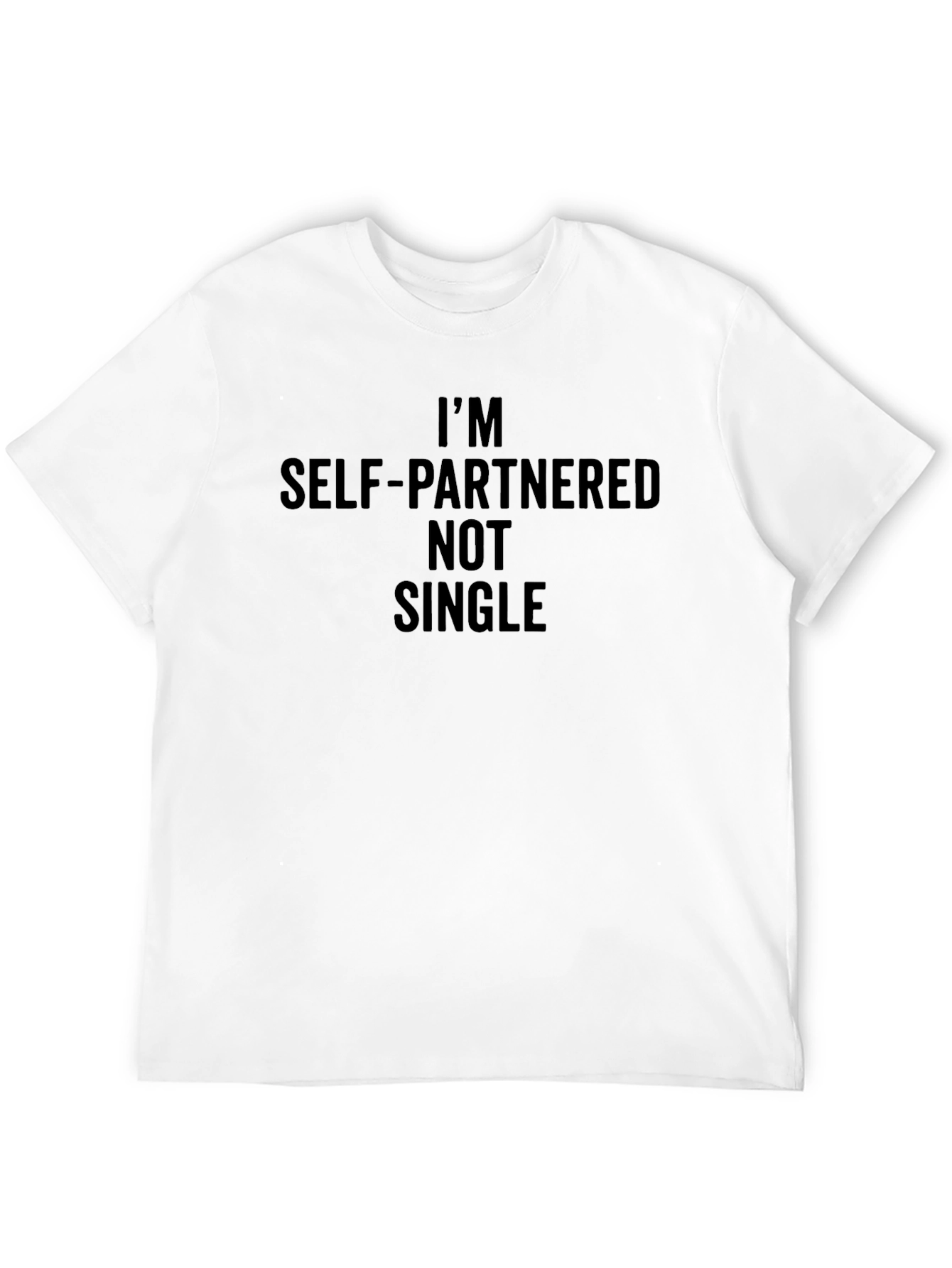 Black Self-Partnered T-Shirt: Unique & Stylish view 12