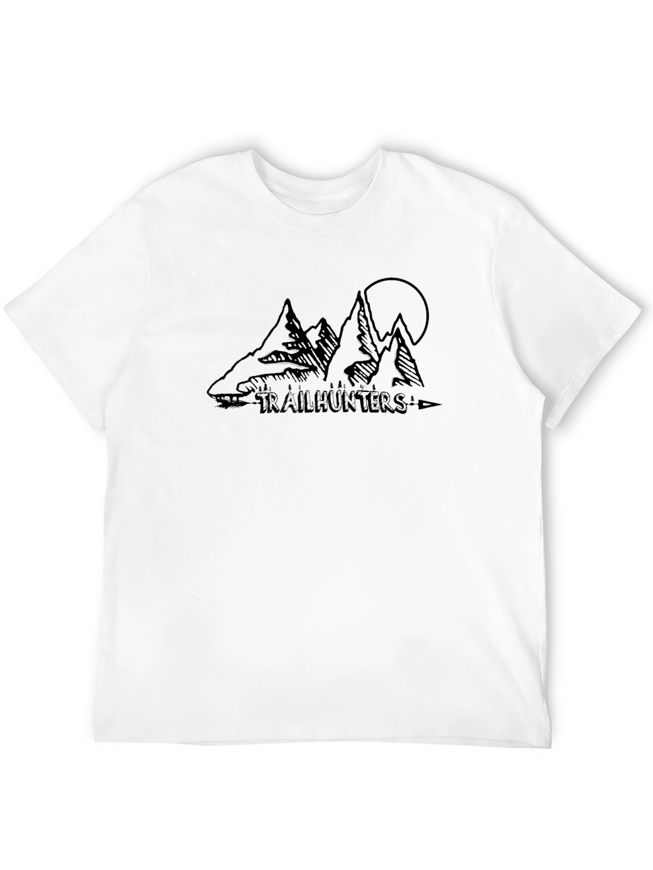 Black Trailhunters Mountain Graphic T-Shirt - Black view 12
