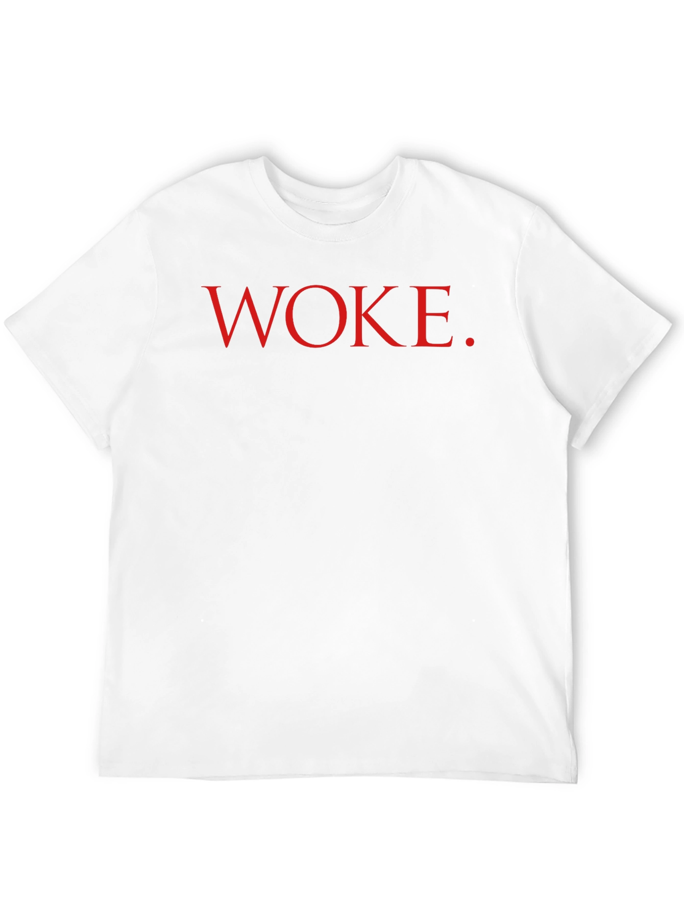 Black WOKE. Graphic Tee - Bold Statement T-Shirt view 12