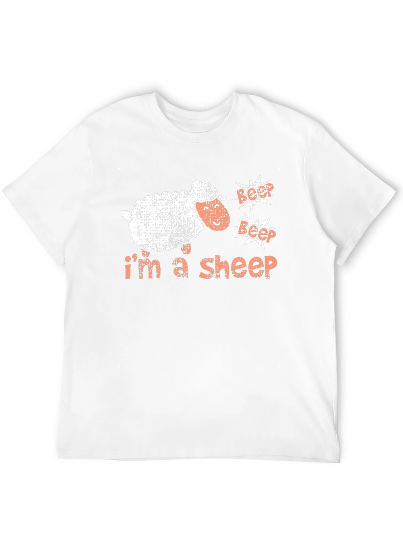 Black I'm a Sheep T-Shirt - Funny Animal Graphic Tee view 12