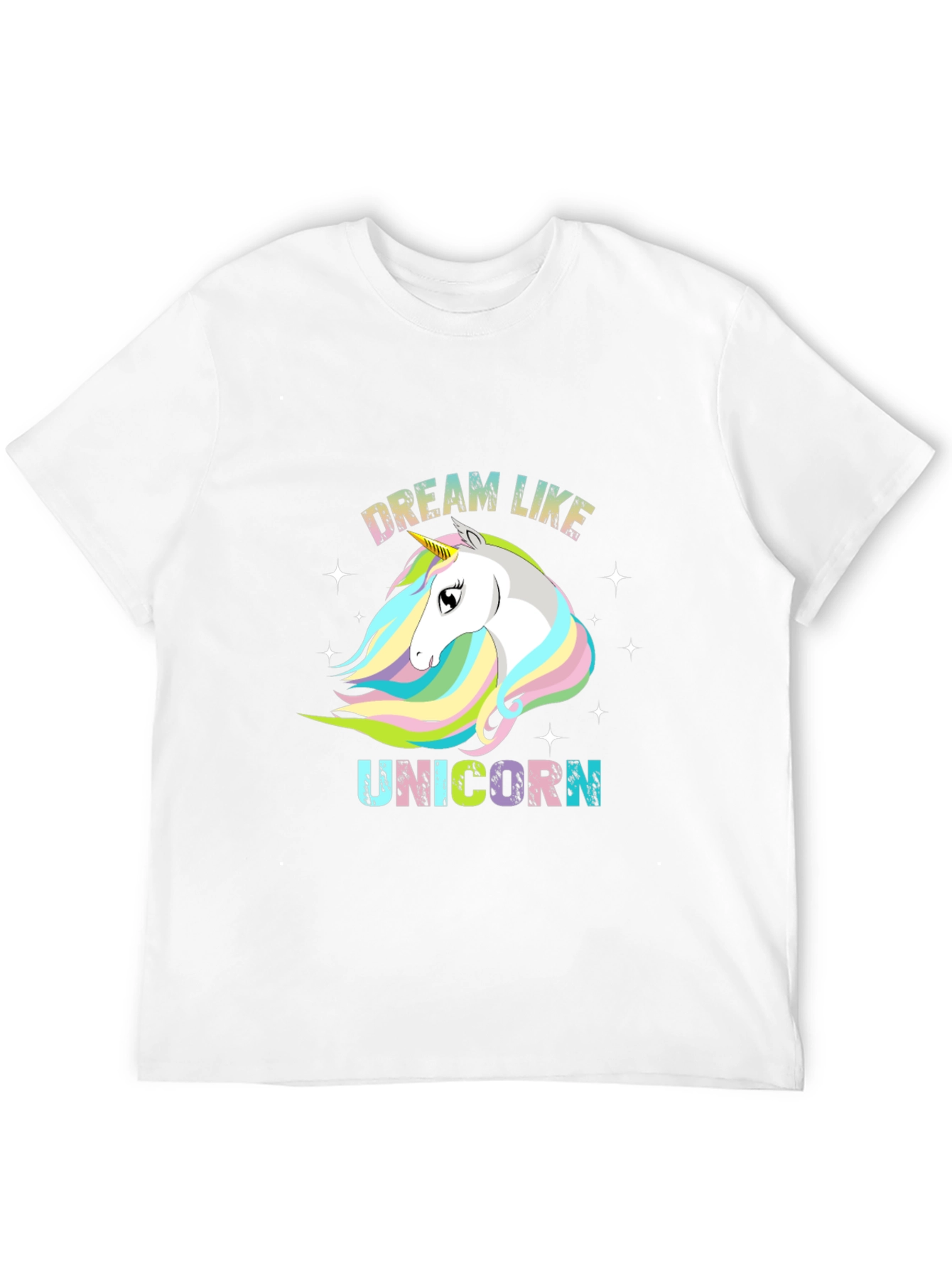 Black Dream Like Unicorn Black T-Shirt view 12