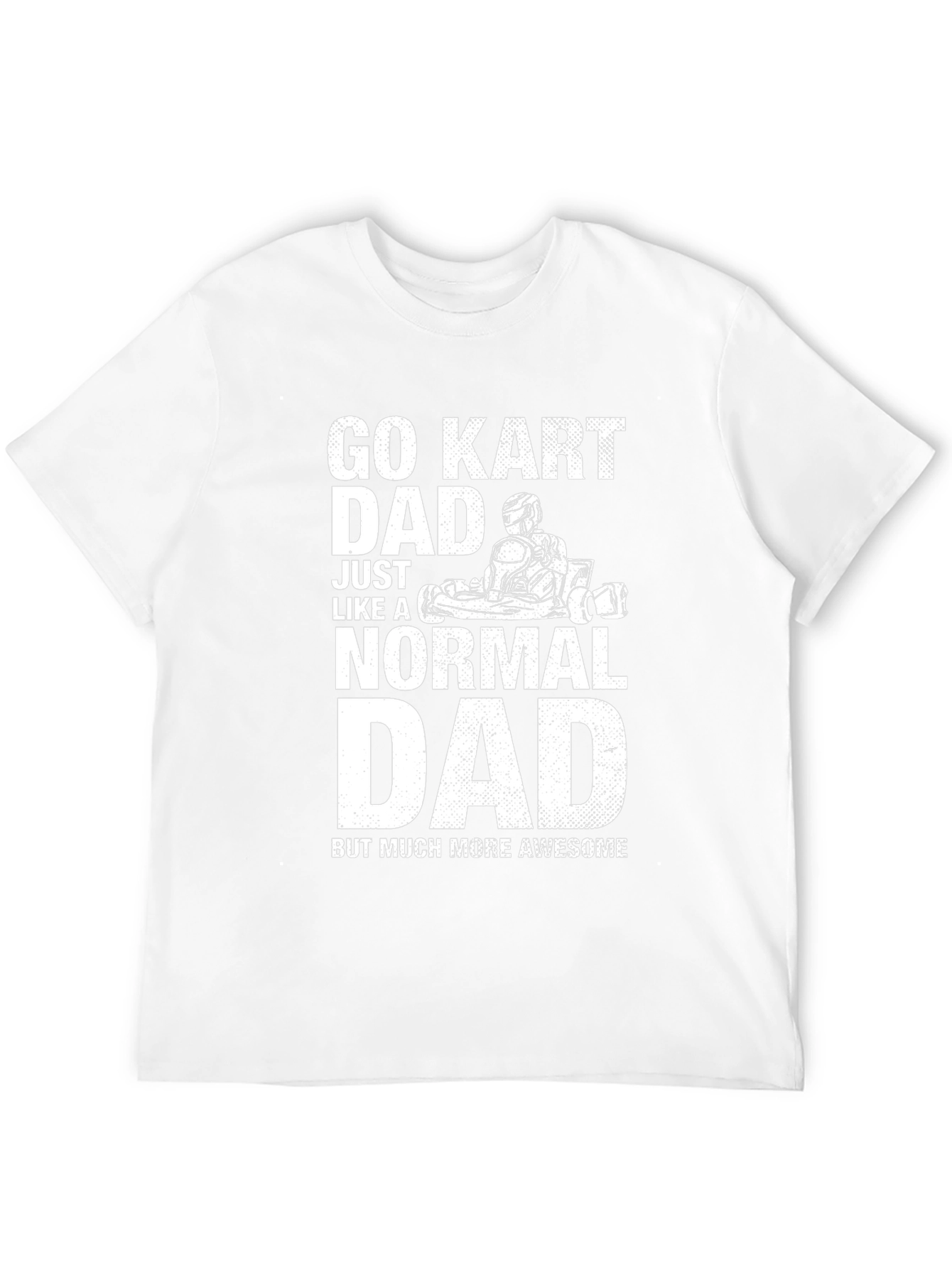Black Go Kart Dad T-Shirt - Awesome Father's Day Gift view 12