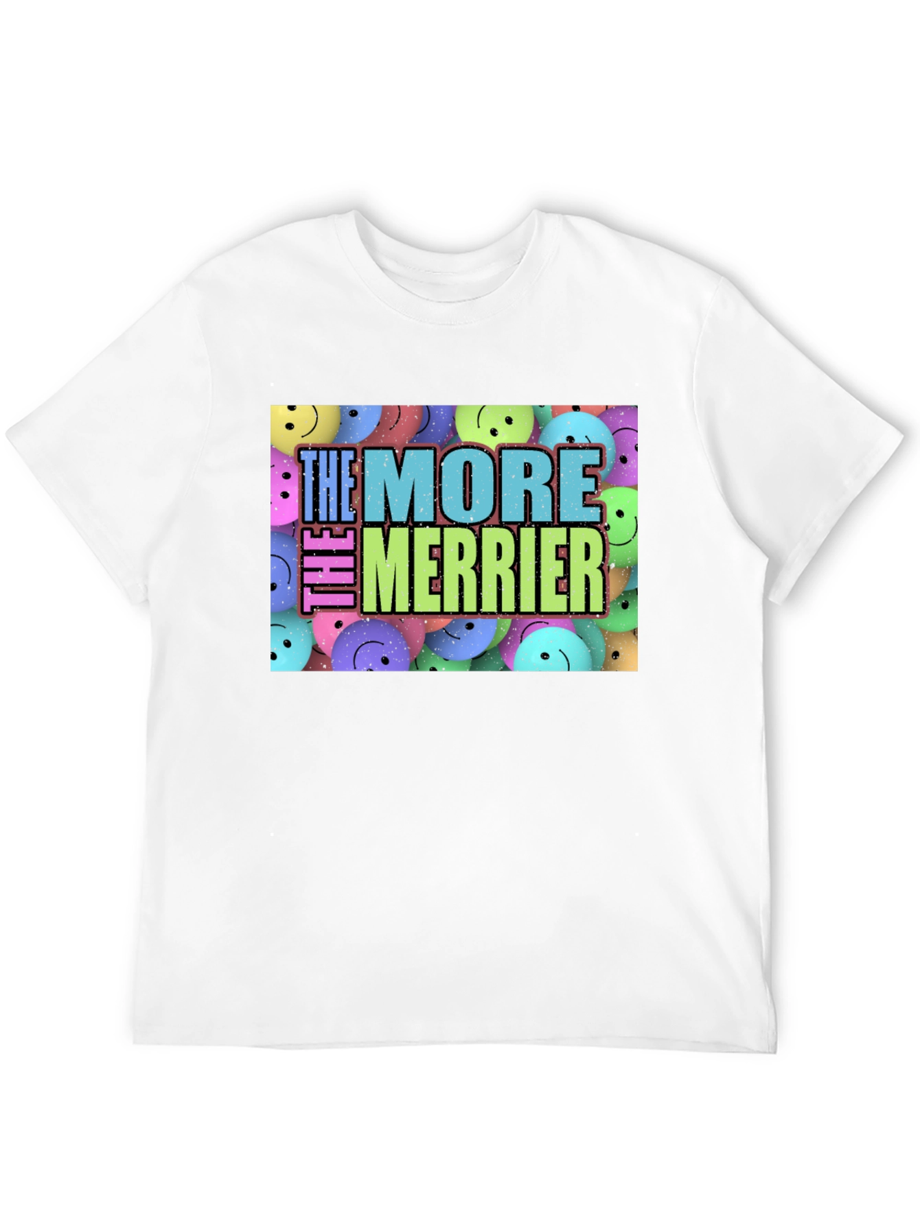 Black The More The Merrier Graphic T-Shirt view 12