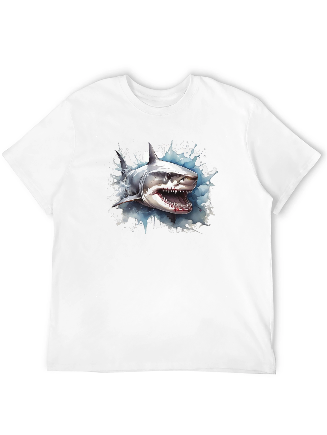 Black Shark Graphic Tee - Stylish Cotton Comfort view 12