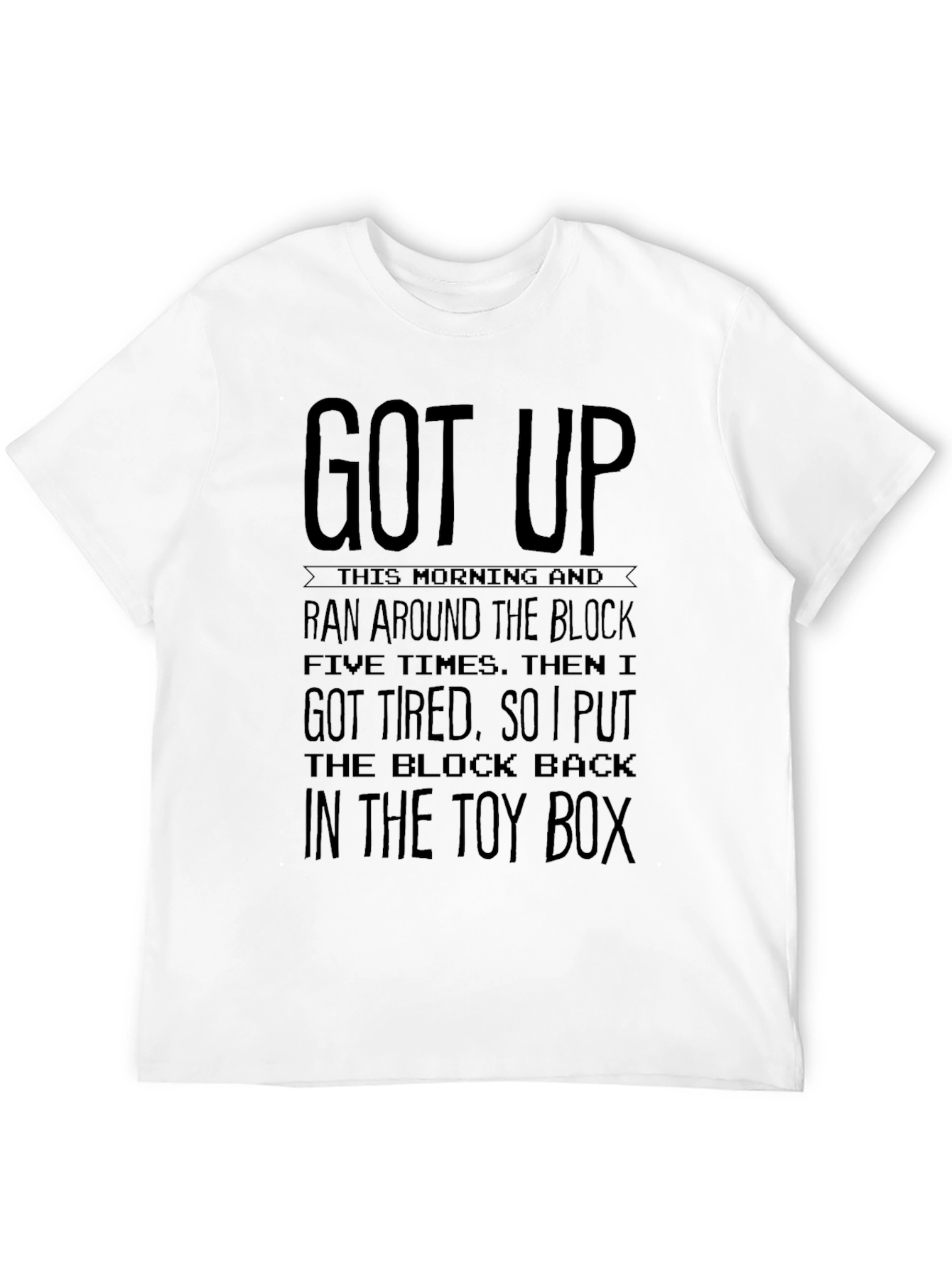 Black Got Up Graphic T-Shirt view 12
