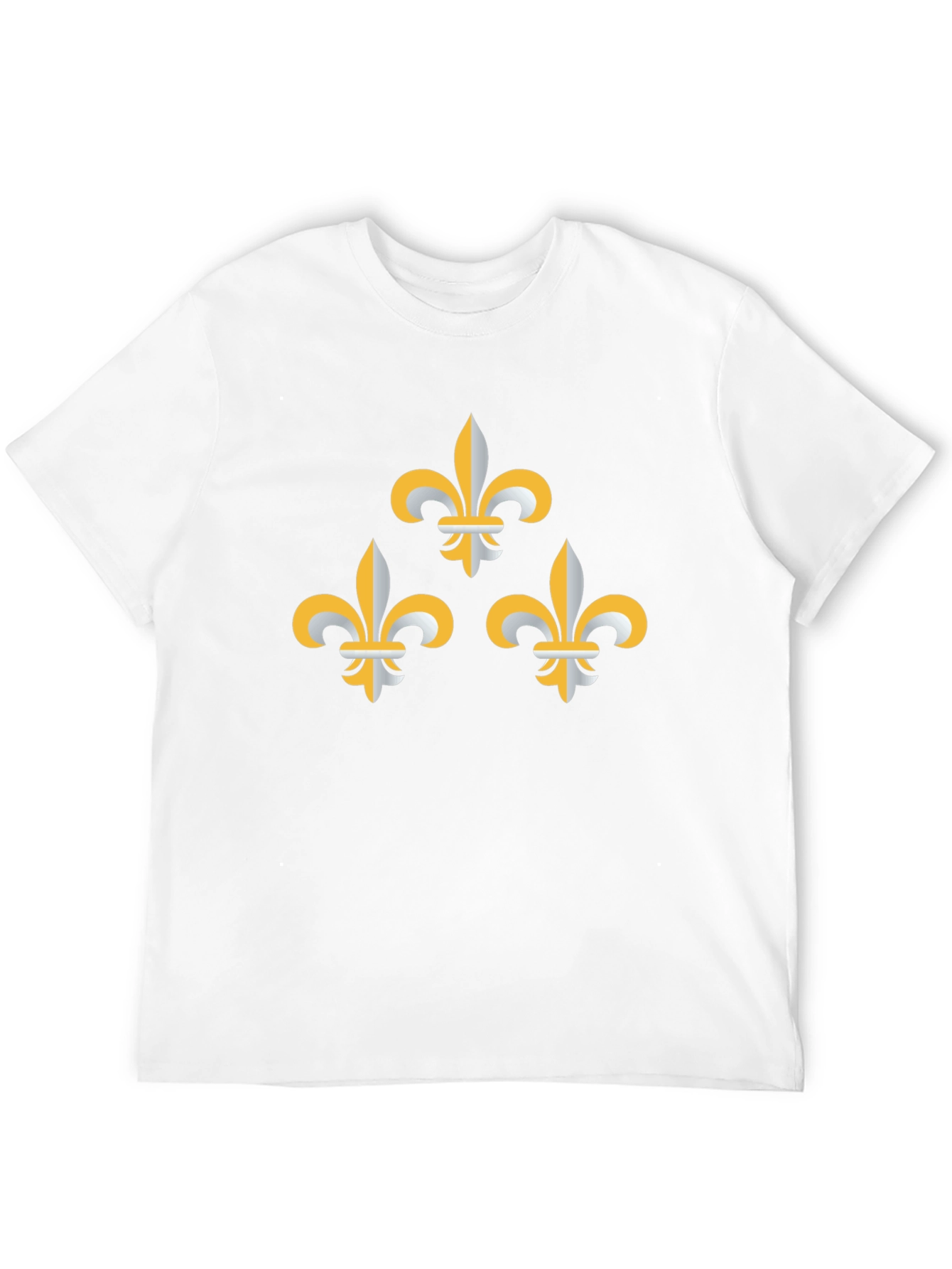 Black Fleur-de-Lis Graphic Tee - Stylish Black T-Shirt view 12