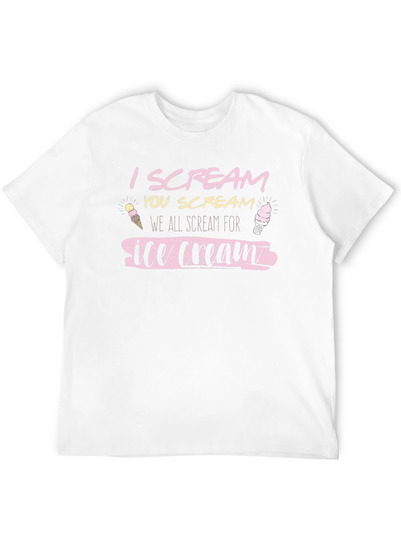 Black I Scream for Ice Cream Graphic Tee view 12