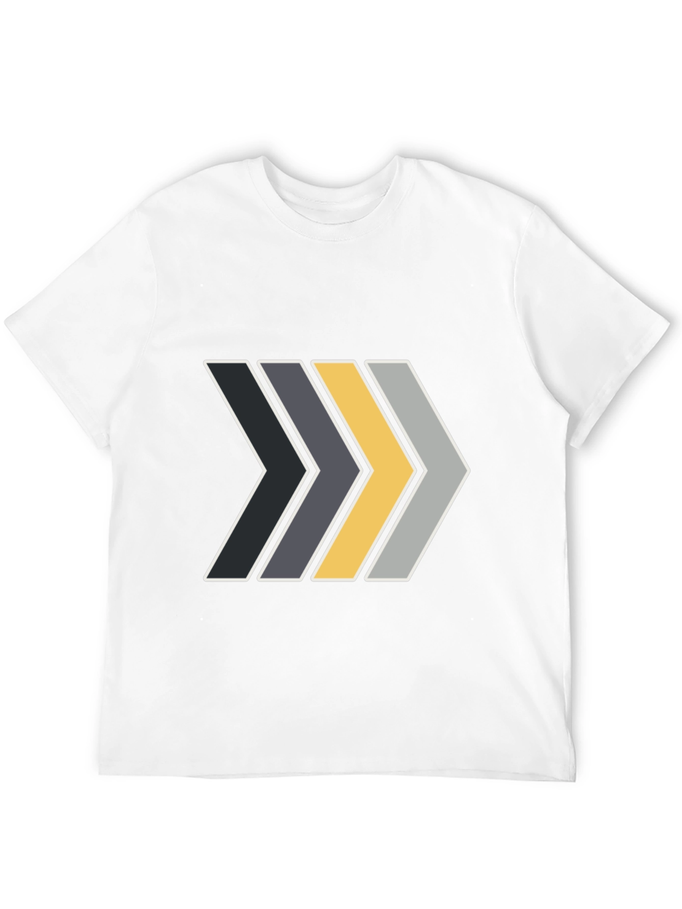 Black Stylish Arrow Graphic Tee - Modern Design view 12