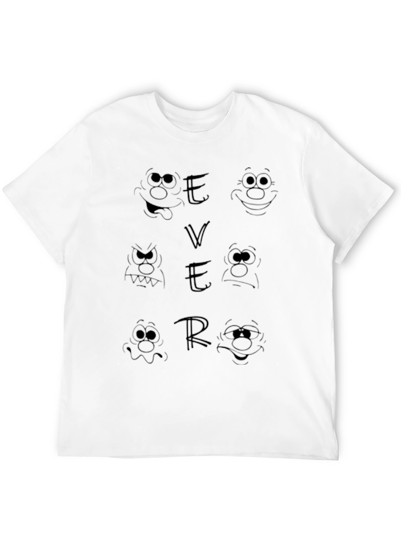 Black Funny Expressions T-Shirt view 12