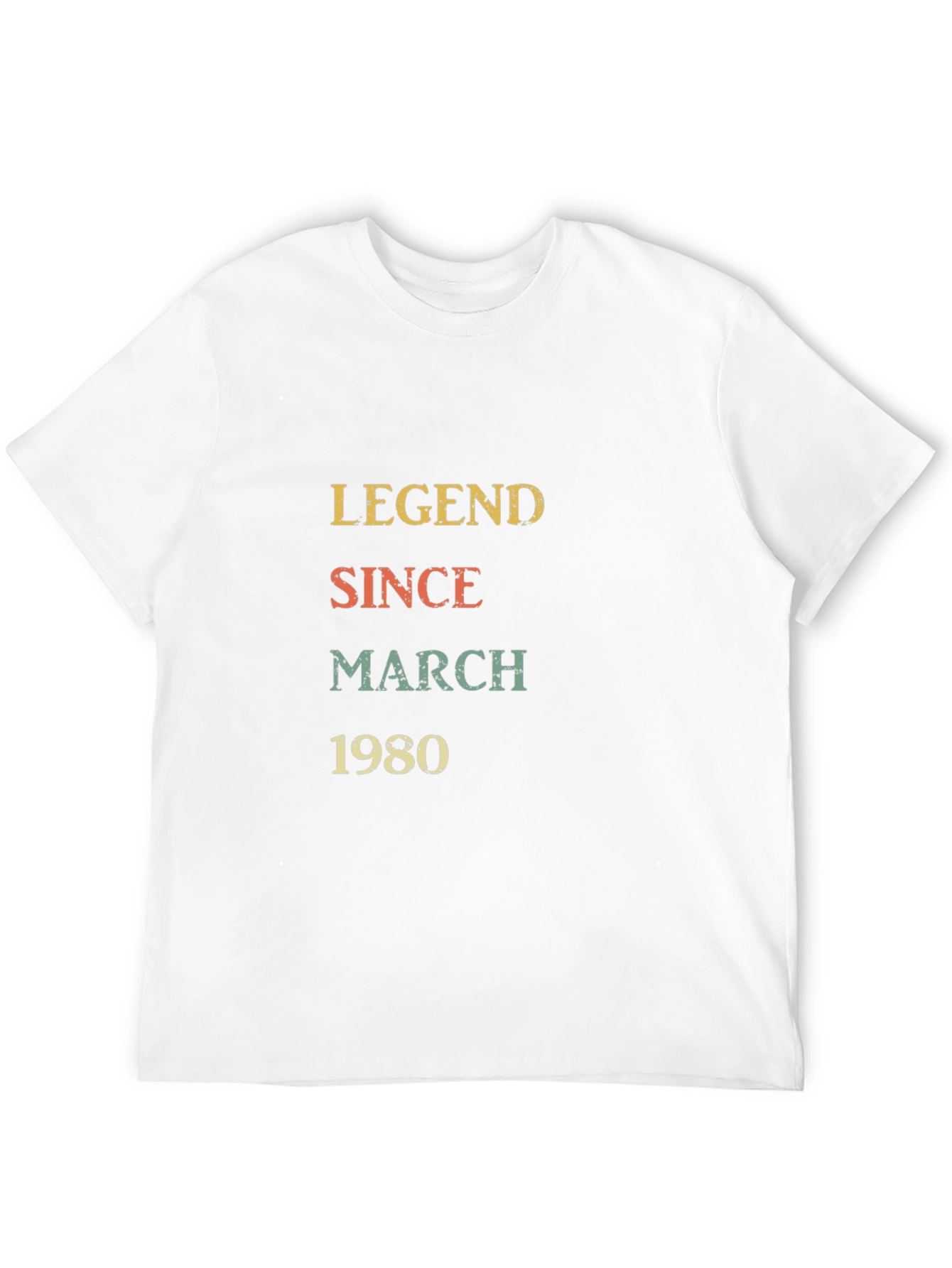 Black Legend Since March 1980 - Men's Graphic Tee view 12