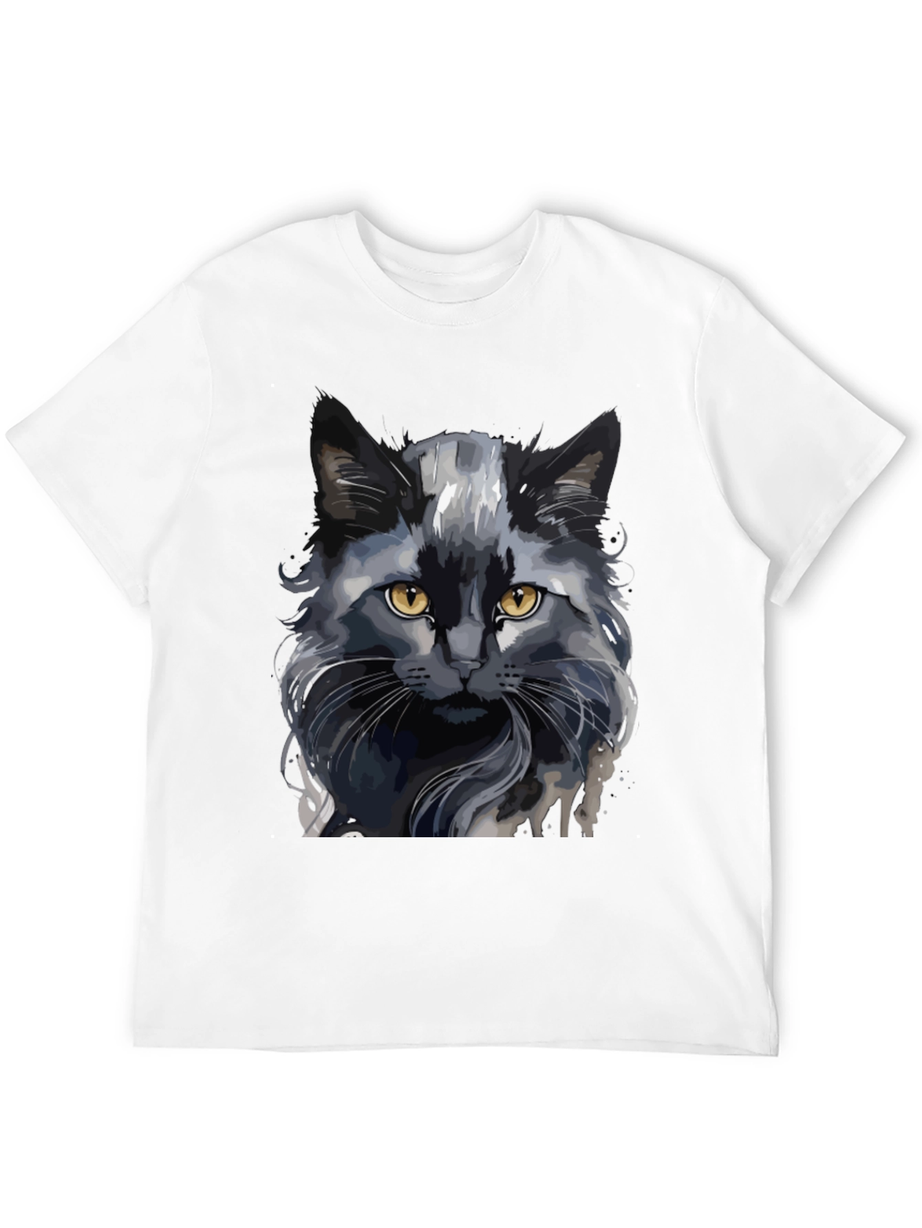 Black Black Cat Graphic T-Shirt view 12