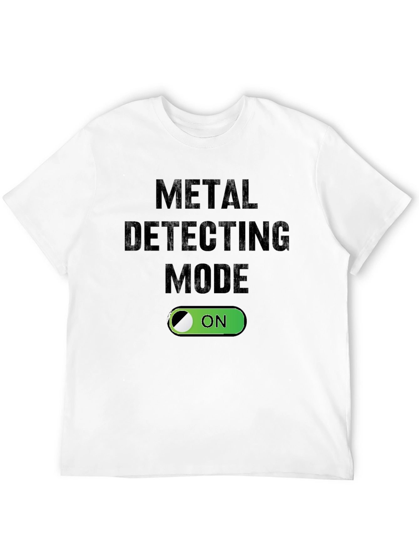 Black Metal Detecting Mode On T-Shirt view 12