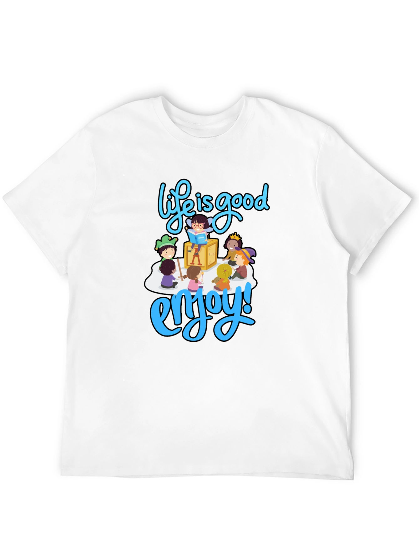 Black Life is Good T-Shirt - Enjoy Graphic Print view 12