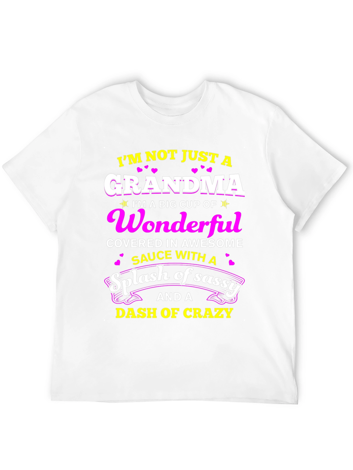 Black Grandma T-Shirt: Wonderful, Sassy, Crazy view 12