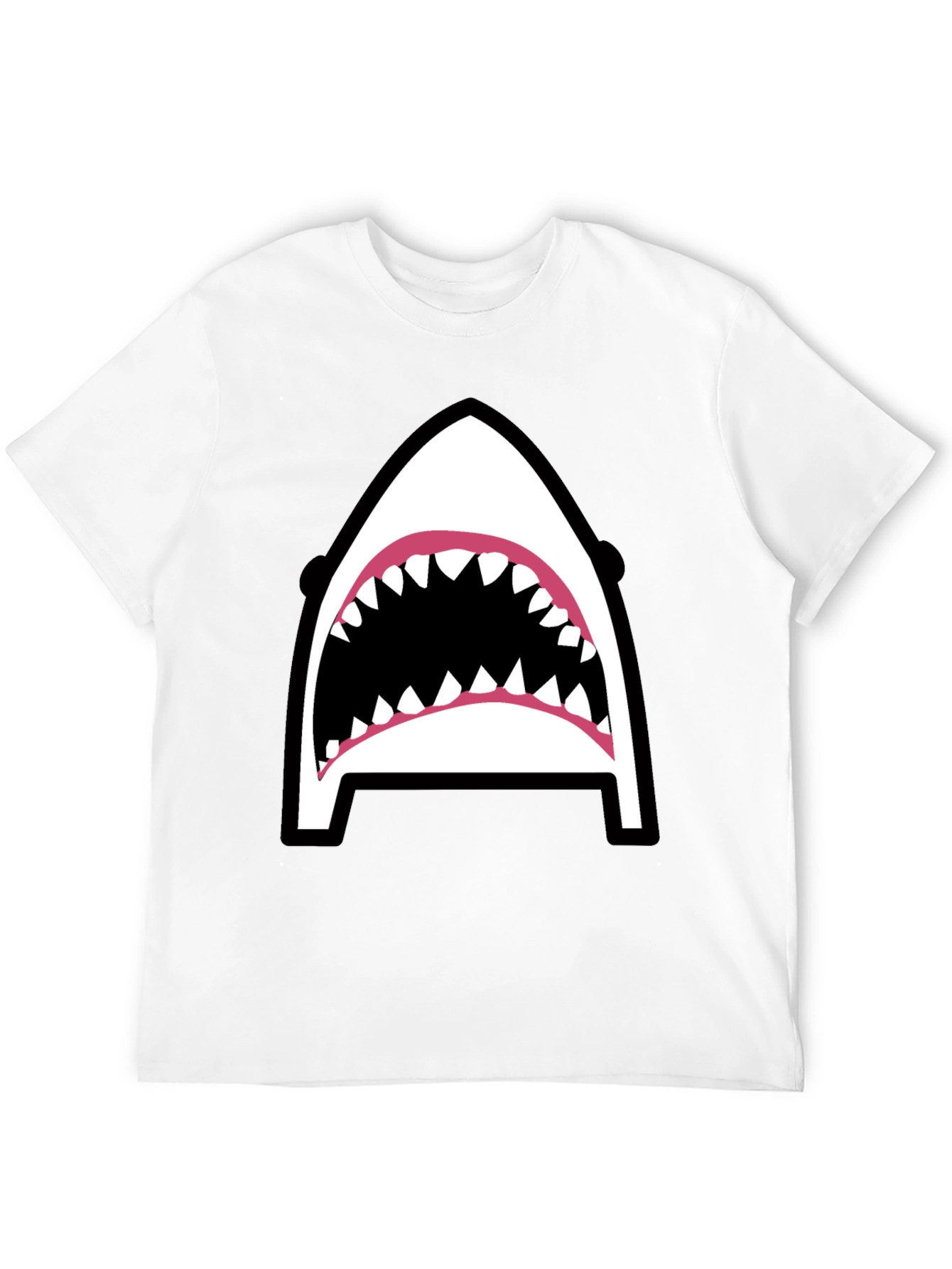 Black Shark Graphic Tee - Black Cotton Blend view 12