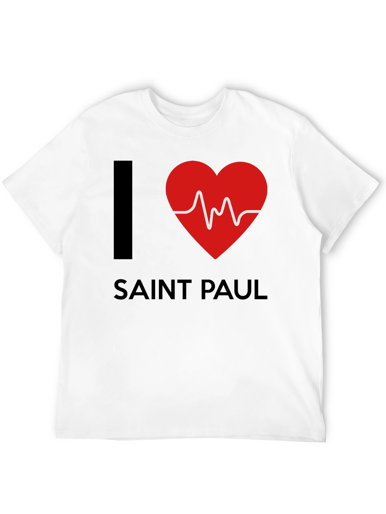 Black I Love Saint Paul Graphic Tee - Unisex view 12