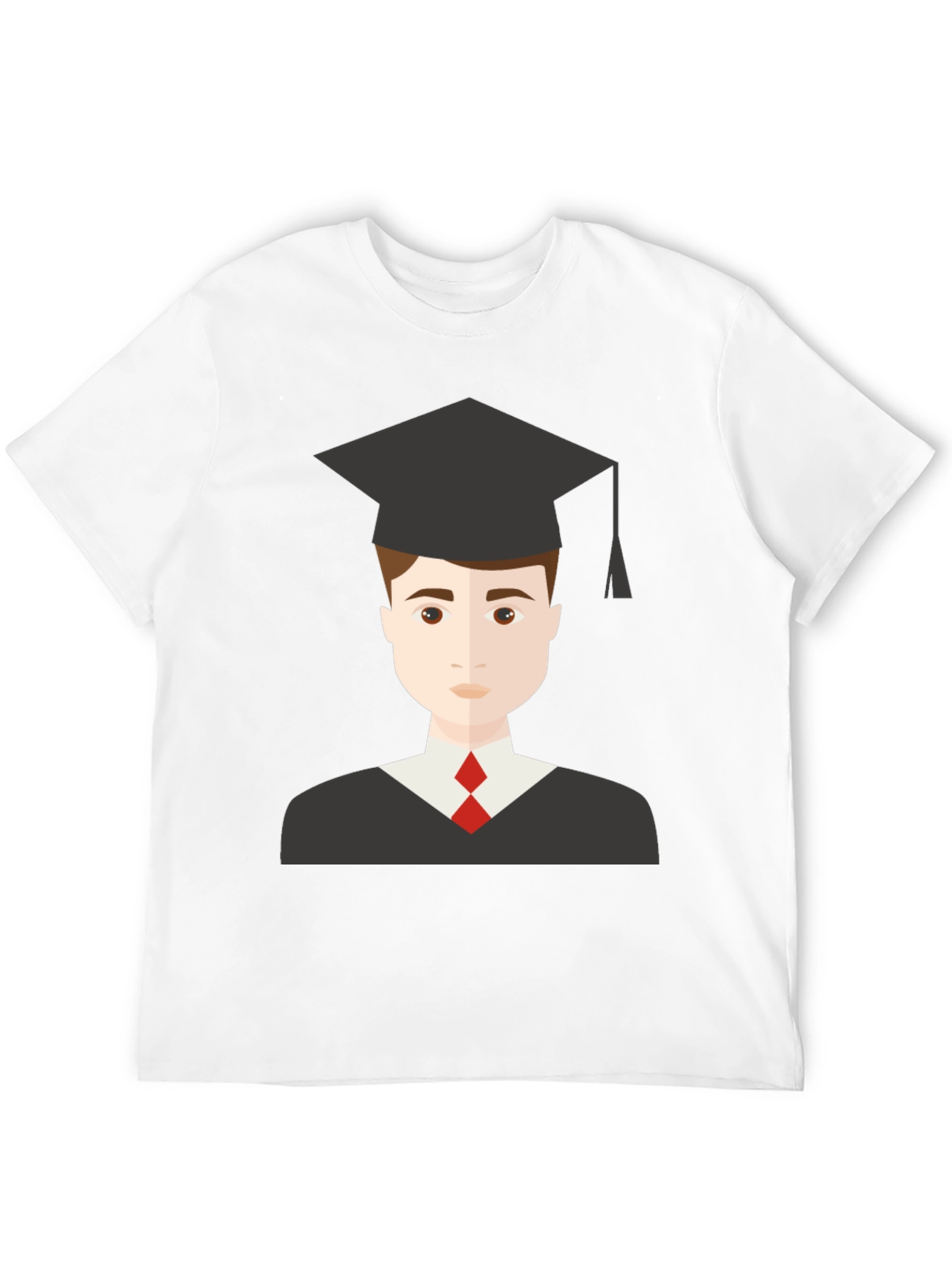 Black Graduation Graphic Tee - Black T-Shirt view 12