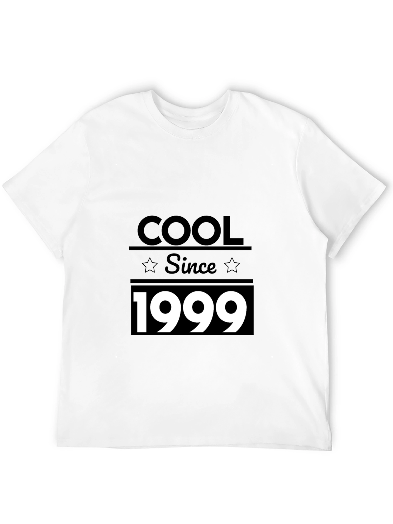 Black Cool Since 1999 Black Graphic T-Shirt view 12