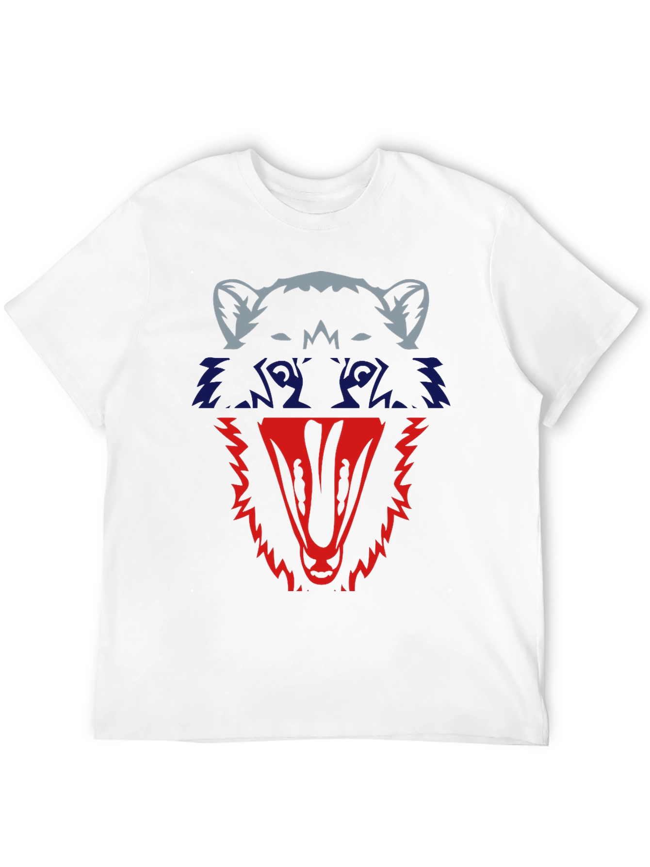 Black Raccoon Graphic Tee - Men's Black Cotton T-Shirt view 12