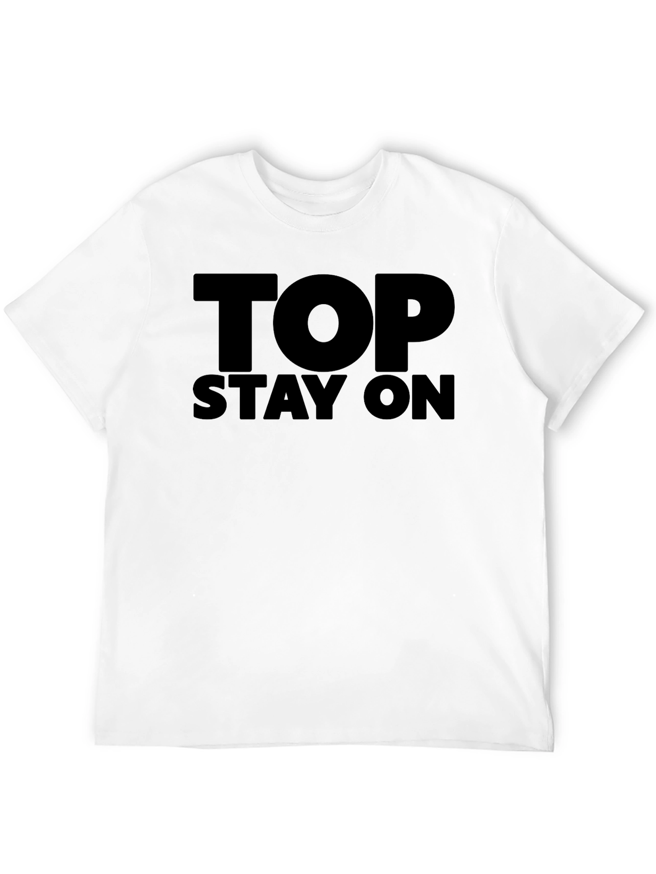 Black Top Stay On Graphic Black T-Shirt view 12