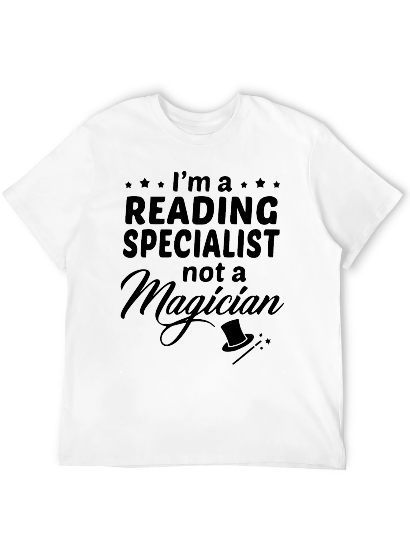 Black Reading Specialist T-Shirt view 12