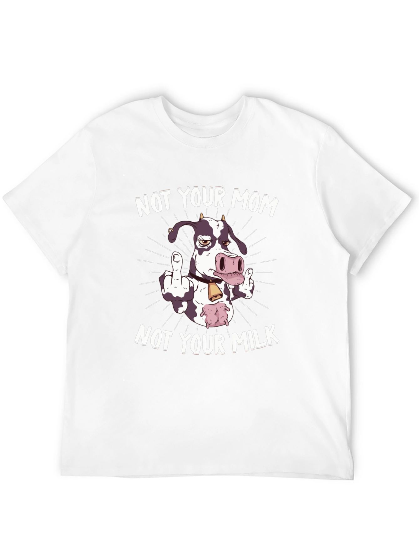 Black Not Your Mom, Not Your Milk Black Graphic Tee view 12