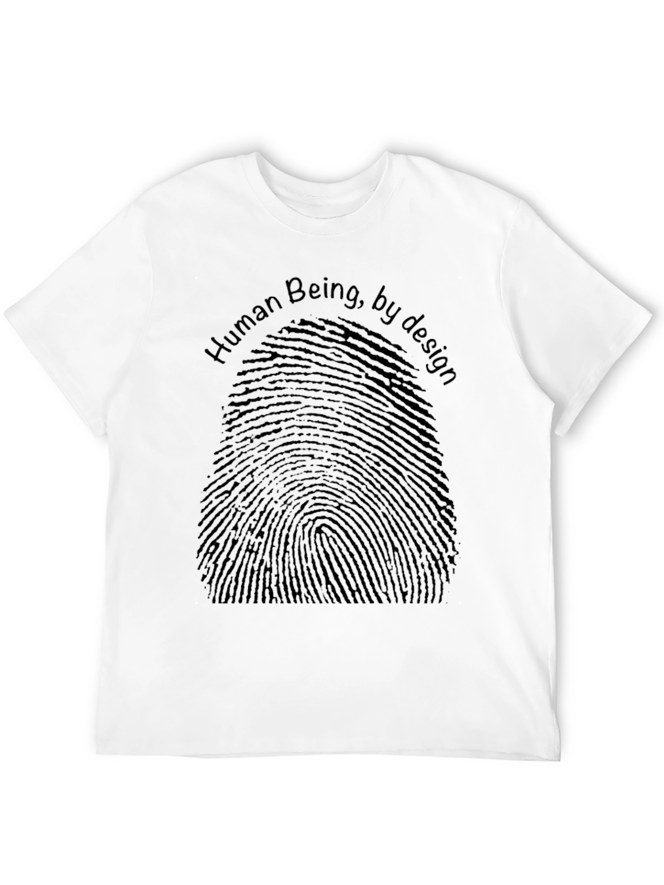 Black Human Being by Design Graphic T-Shirt view 12