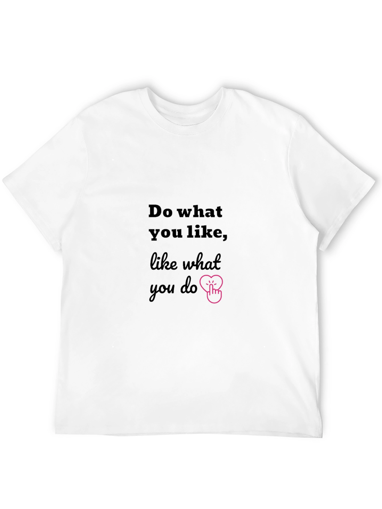 Black Do What You Like T-Shirt - Premium Cotton view 12