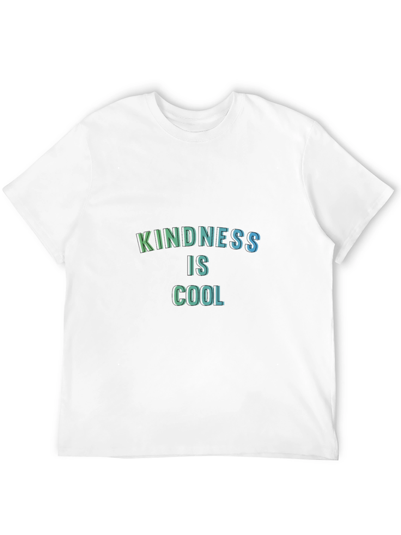 Black Kindness is Cool T-Shirt - Trendy Graphic Tee view 12