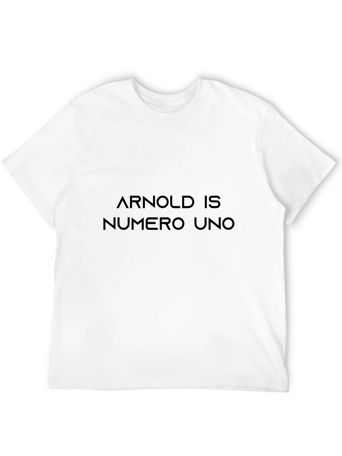 Black Arnold Is Numero Uno T-Shirt view 12