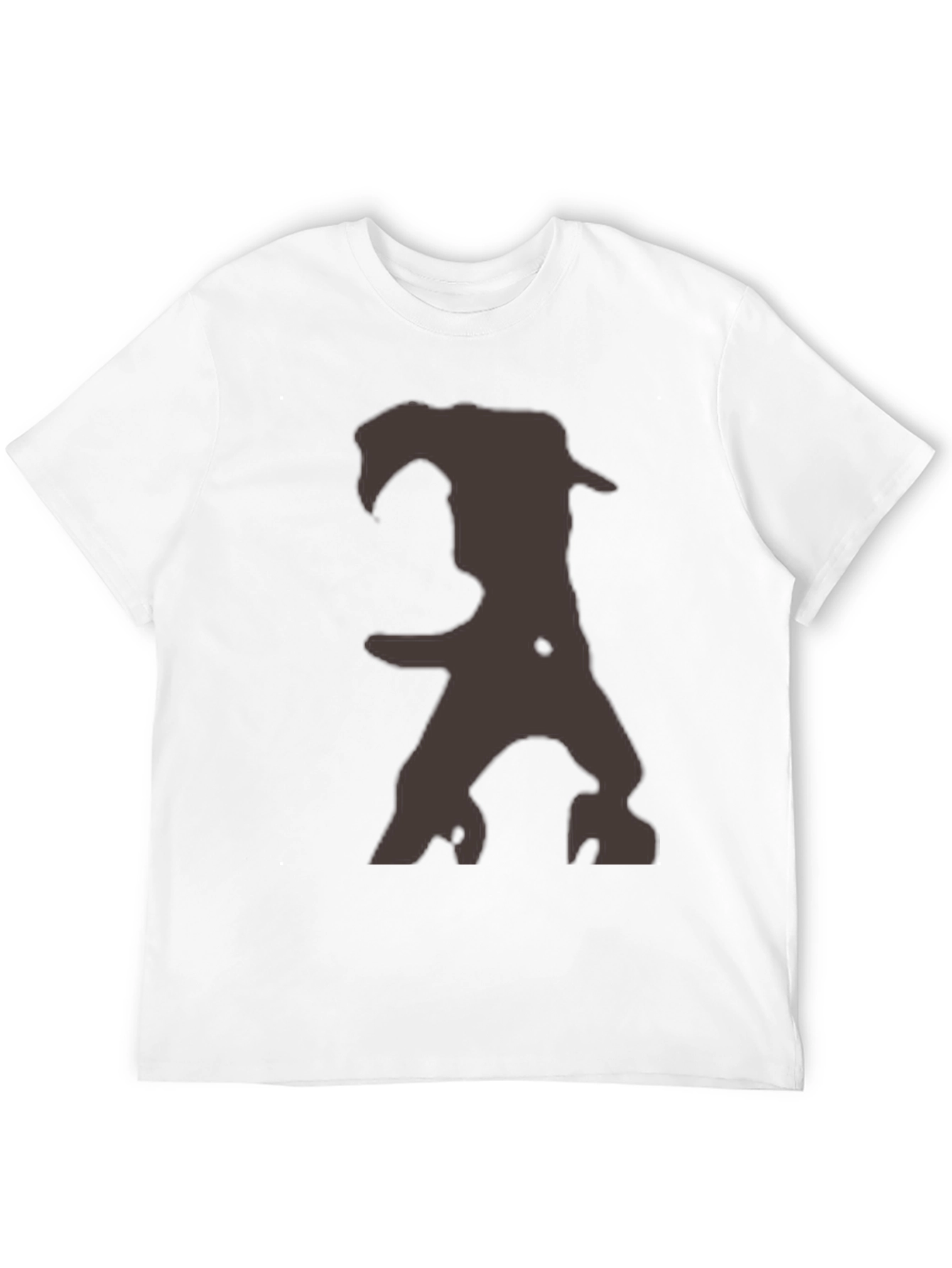 Black Men's Graphic Print Crew Neck T-Shirt - Black view 12