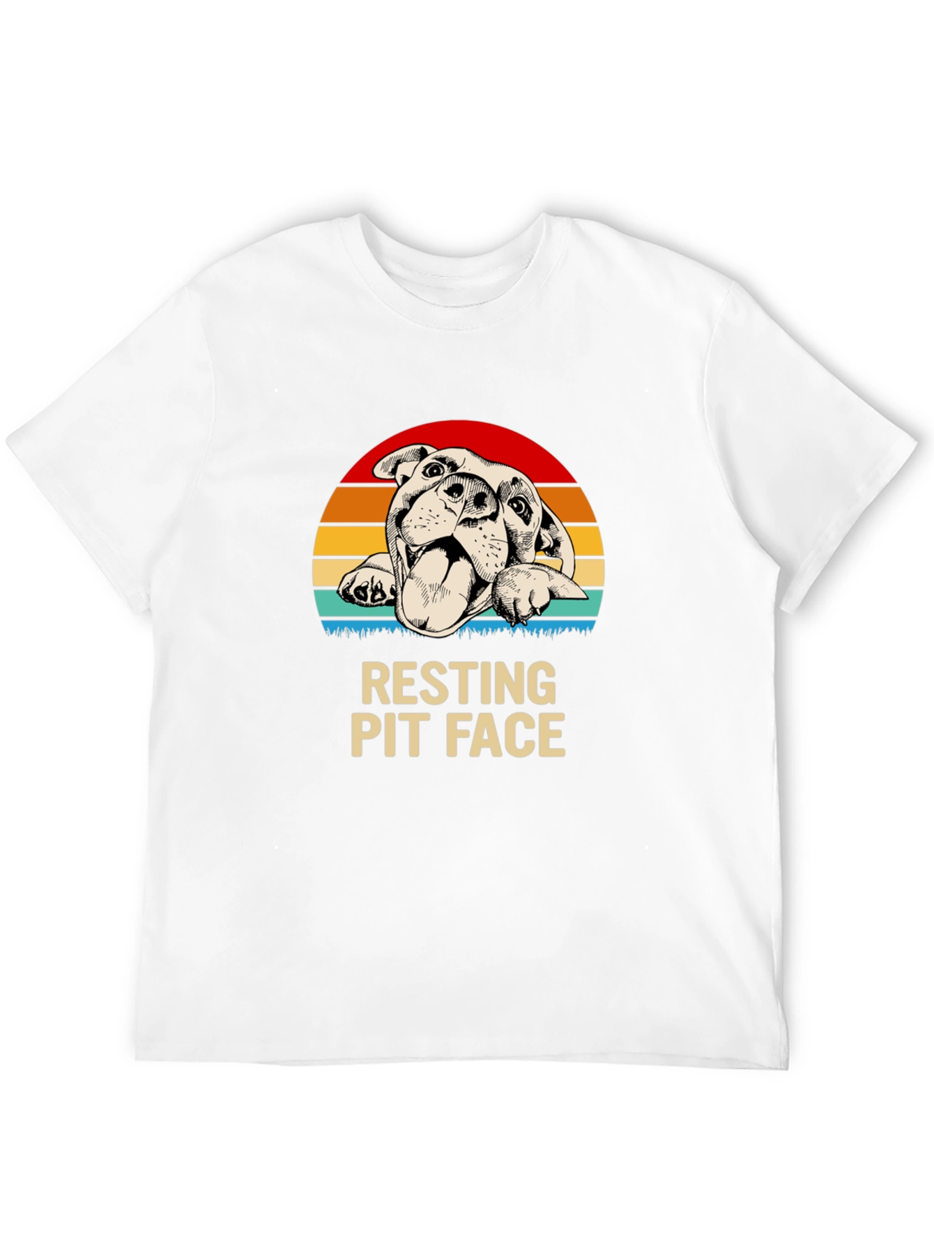 Black Resting Pit Face Graphic Tee view 12