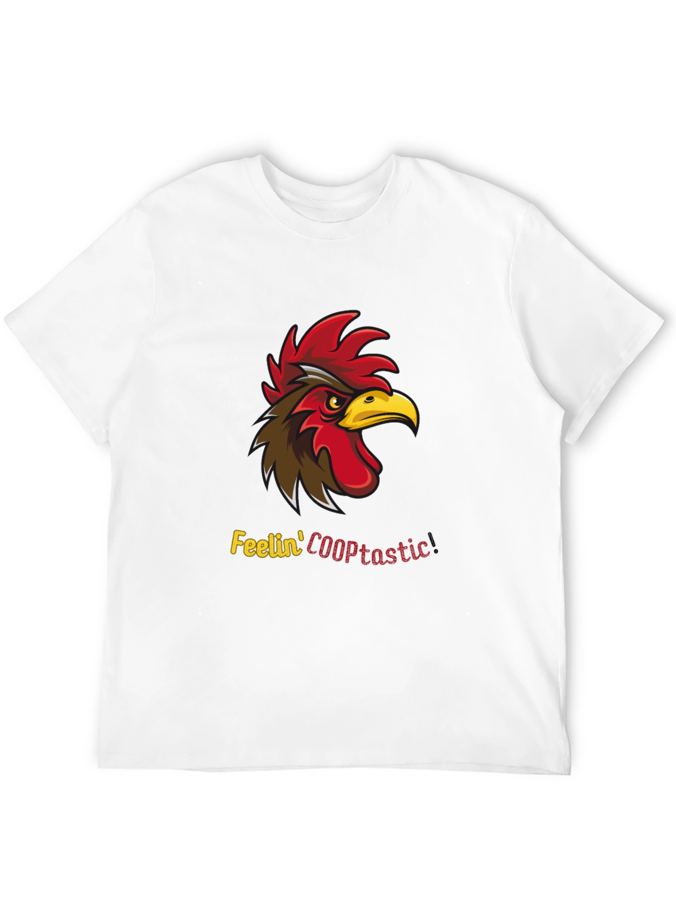 Black Feelin' COOPtastic Rooster Graphic T-Shirt view 12