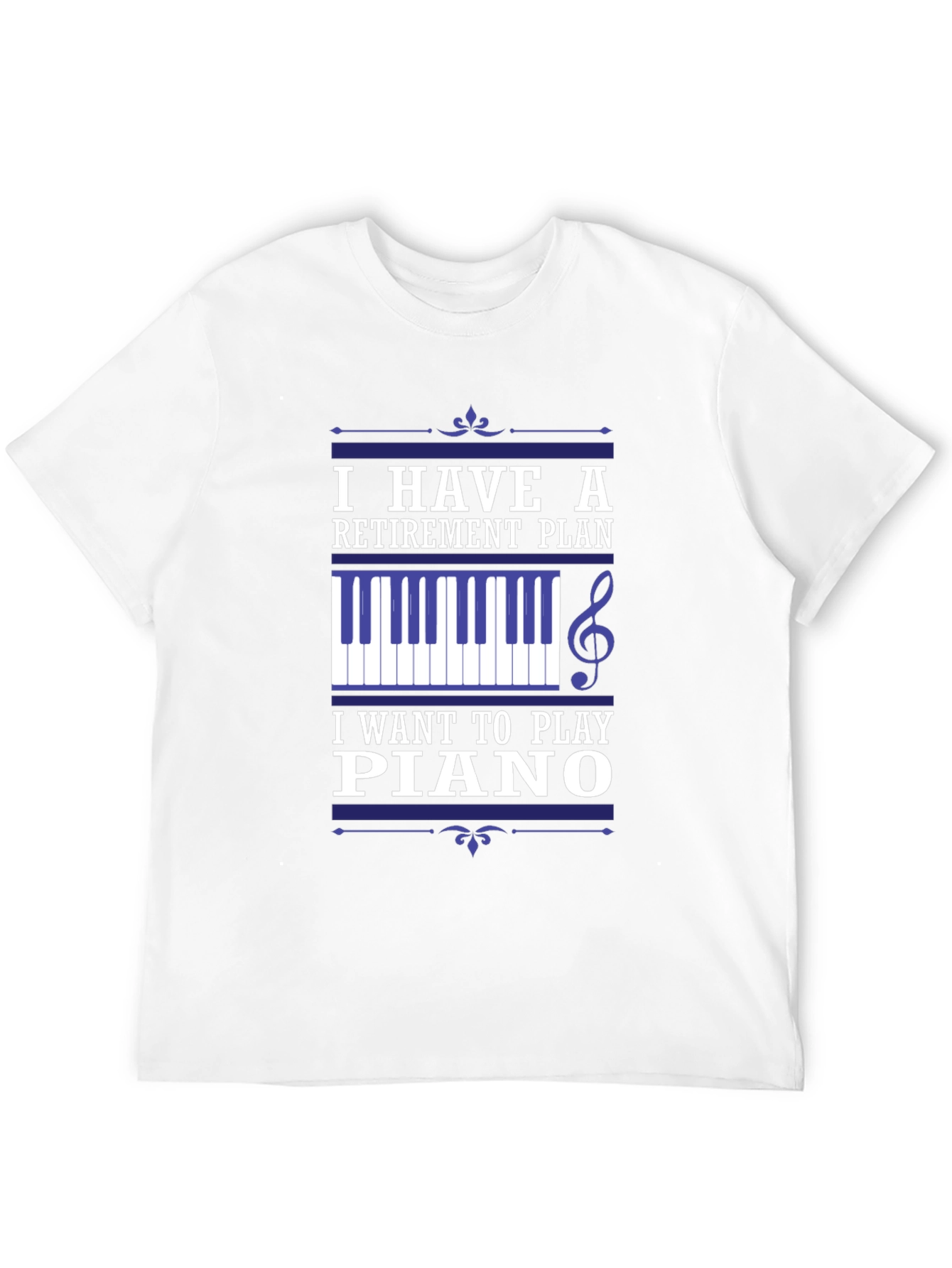 Black Retirement Plan Piano T-Shirt - Musician Gift view 12