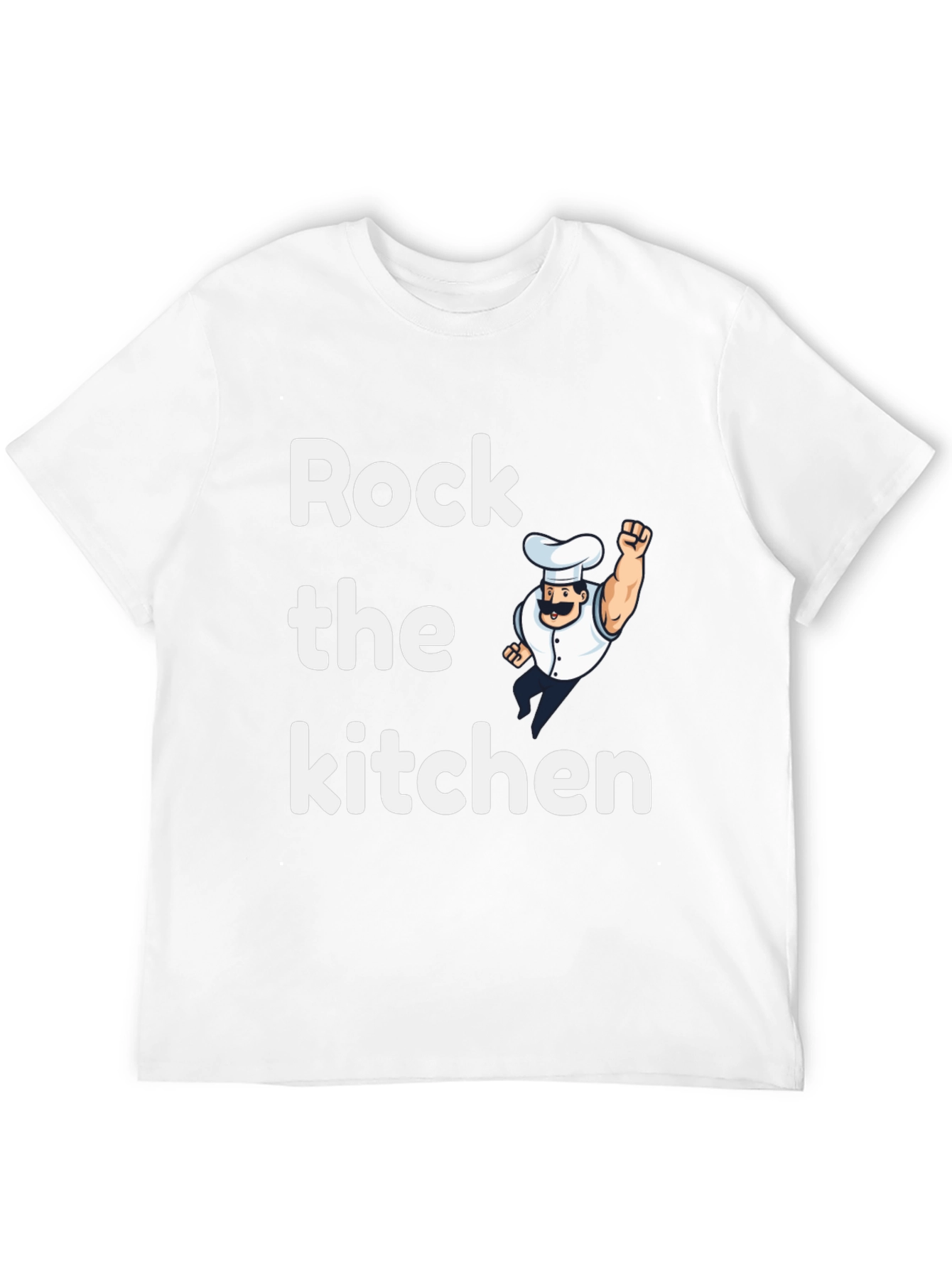 Black Rock the Kitchen T-Shirt Chef Design view 12