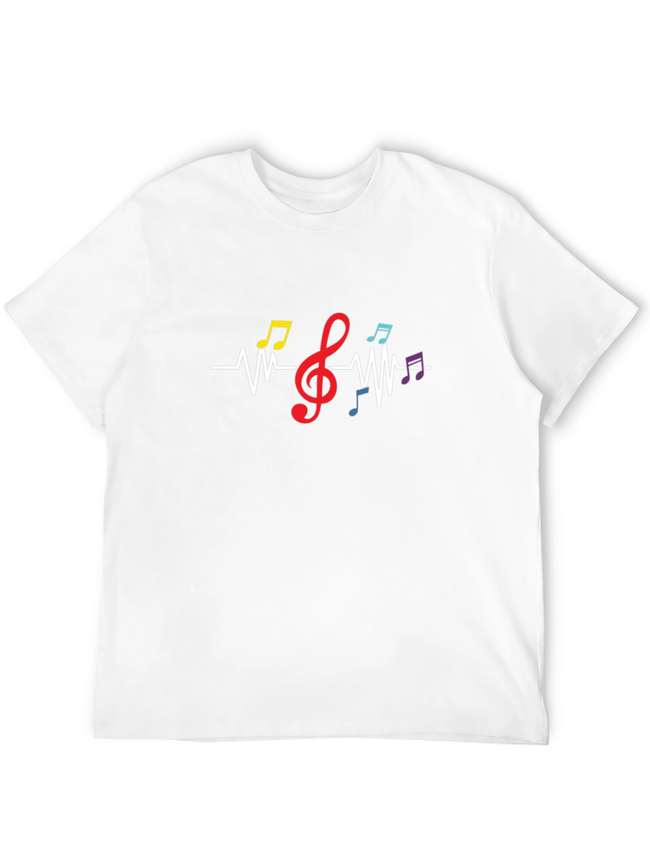 Black Music Lover Heartbeat T-Shirt view 12