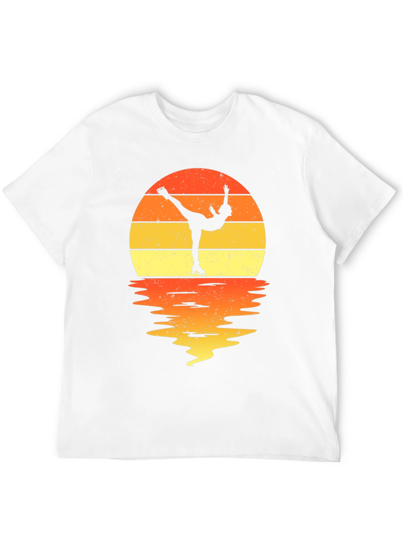 Black Figure Skater Sunset Graphic Tee view 12