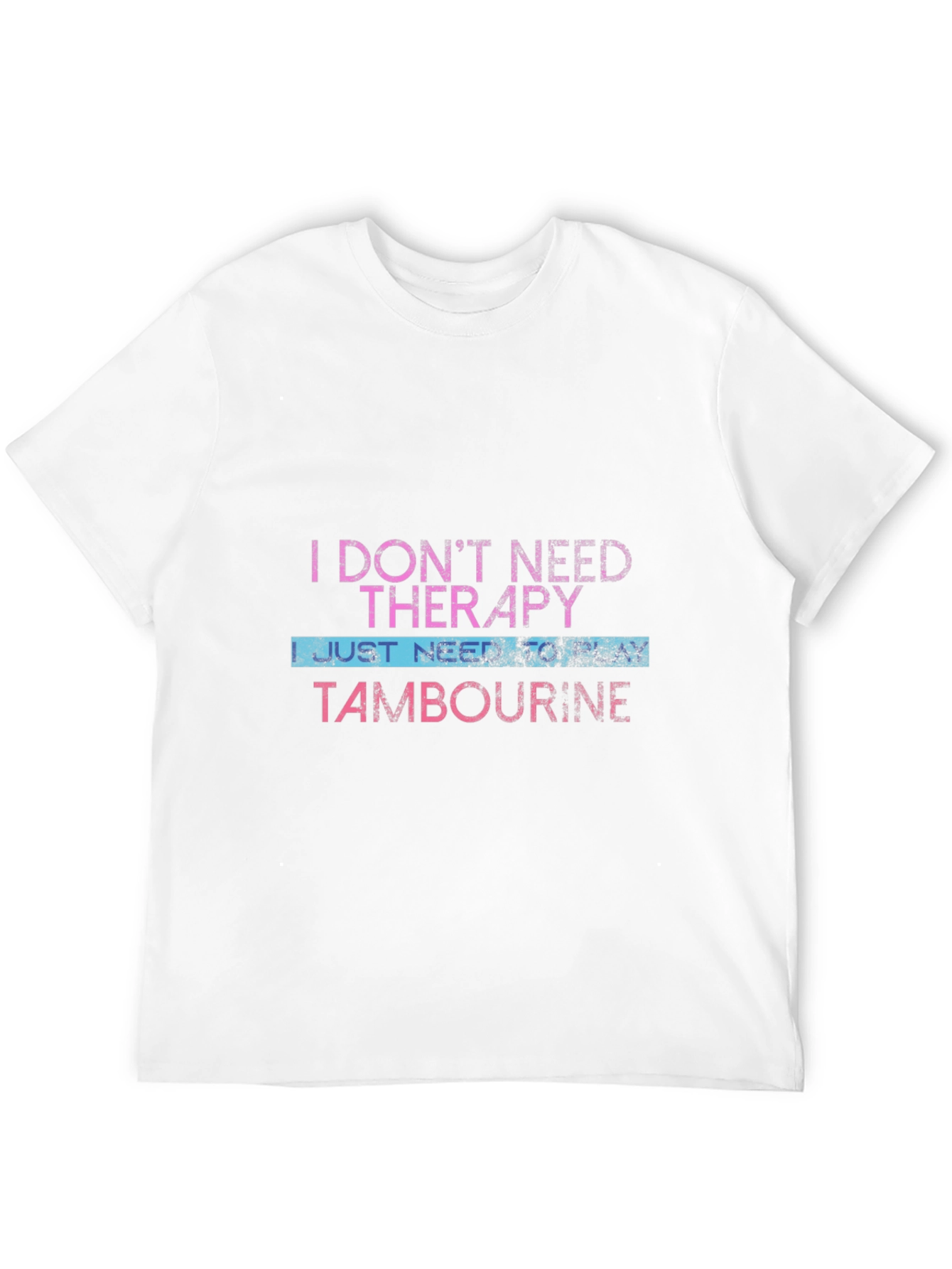 Black Therapy? No, Tambourine! Graphic Tee view 12