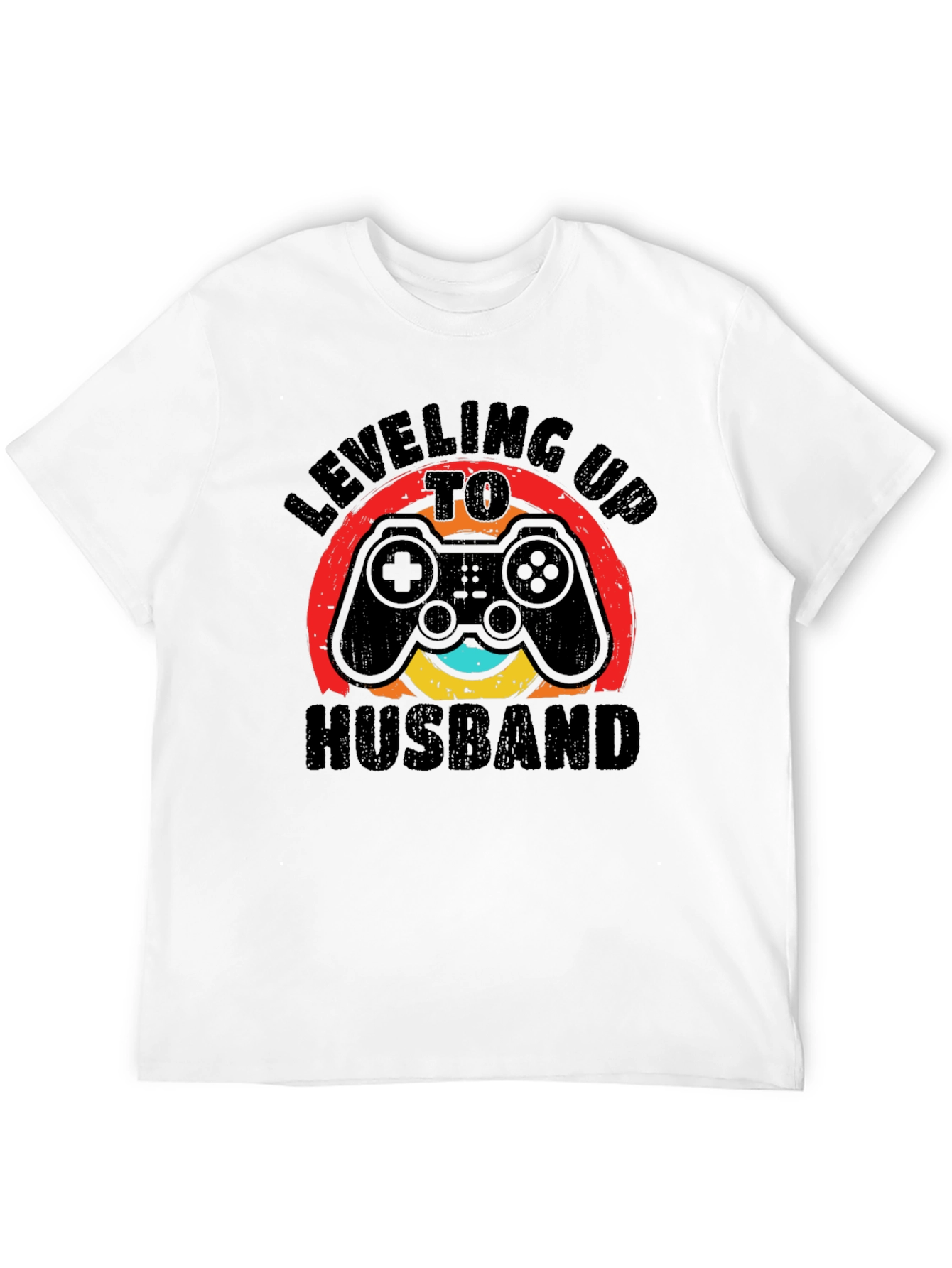 Black Leveling Up to Husband Gamer T-Shirt view 12