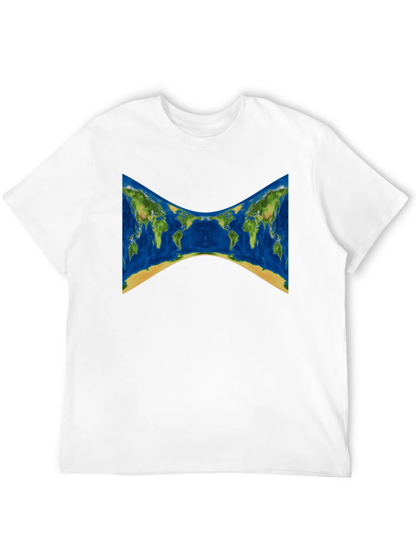 Black World Map Graphic Tee - Stylish Black T-Shirt view 12