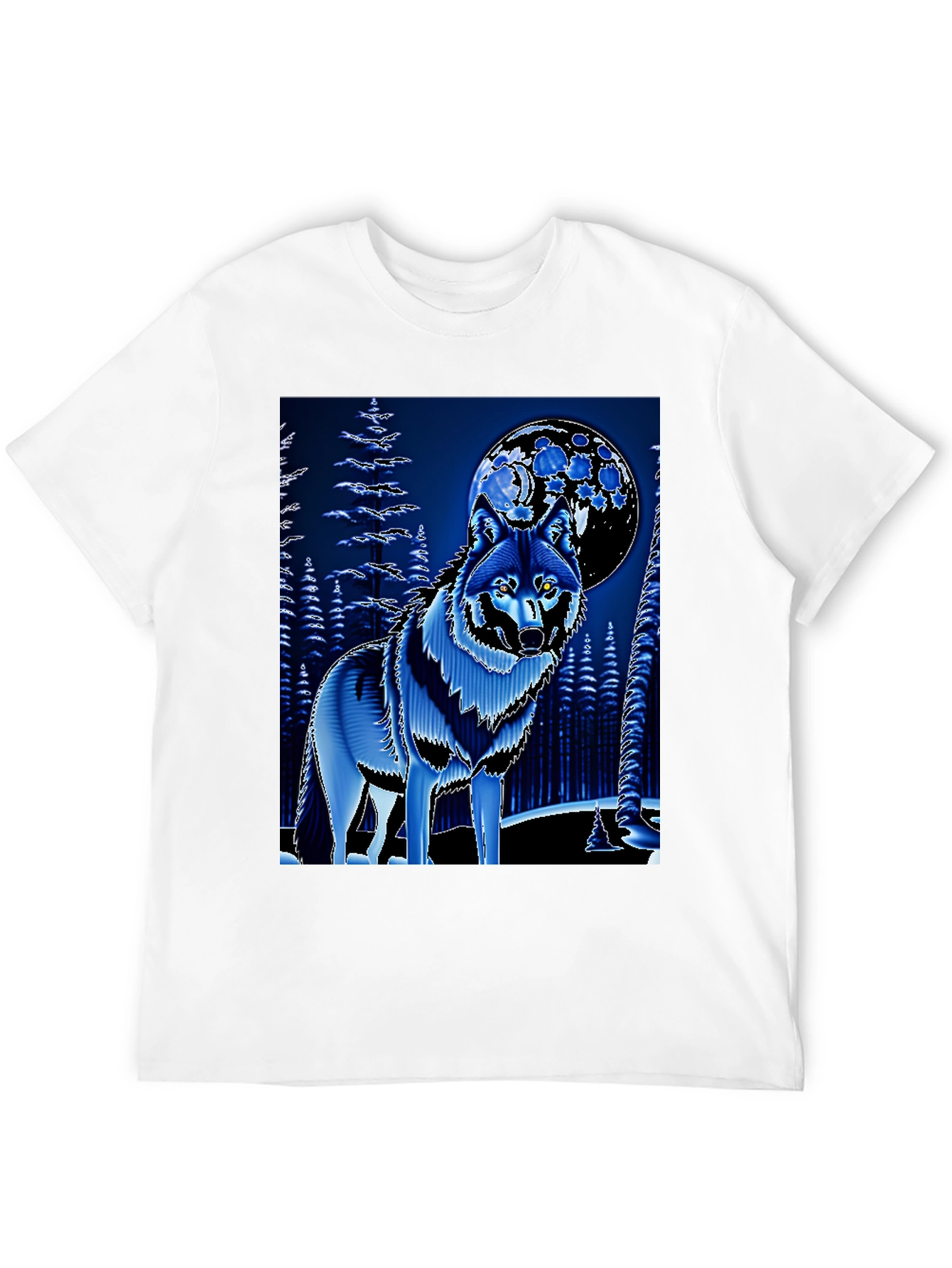 Wolf & Moon Graphic Tee - 12